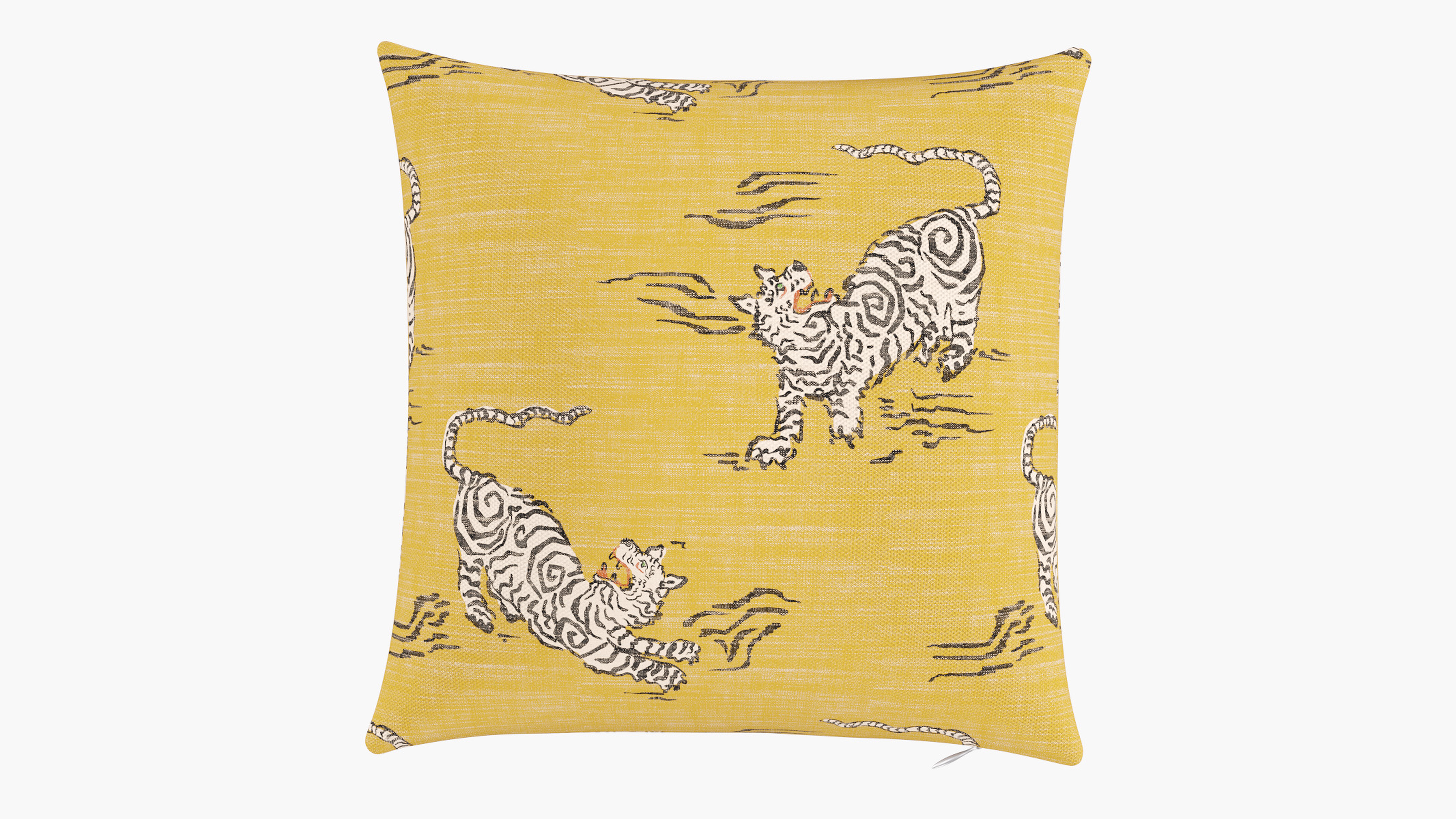 Throw Pillow 16", Dijon Tigresse, 16" x 16" - The Inside
