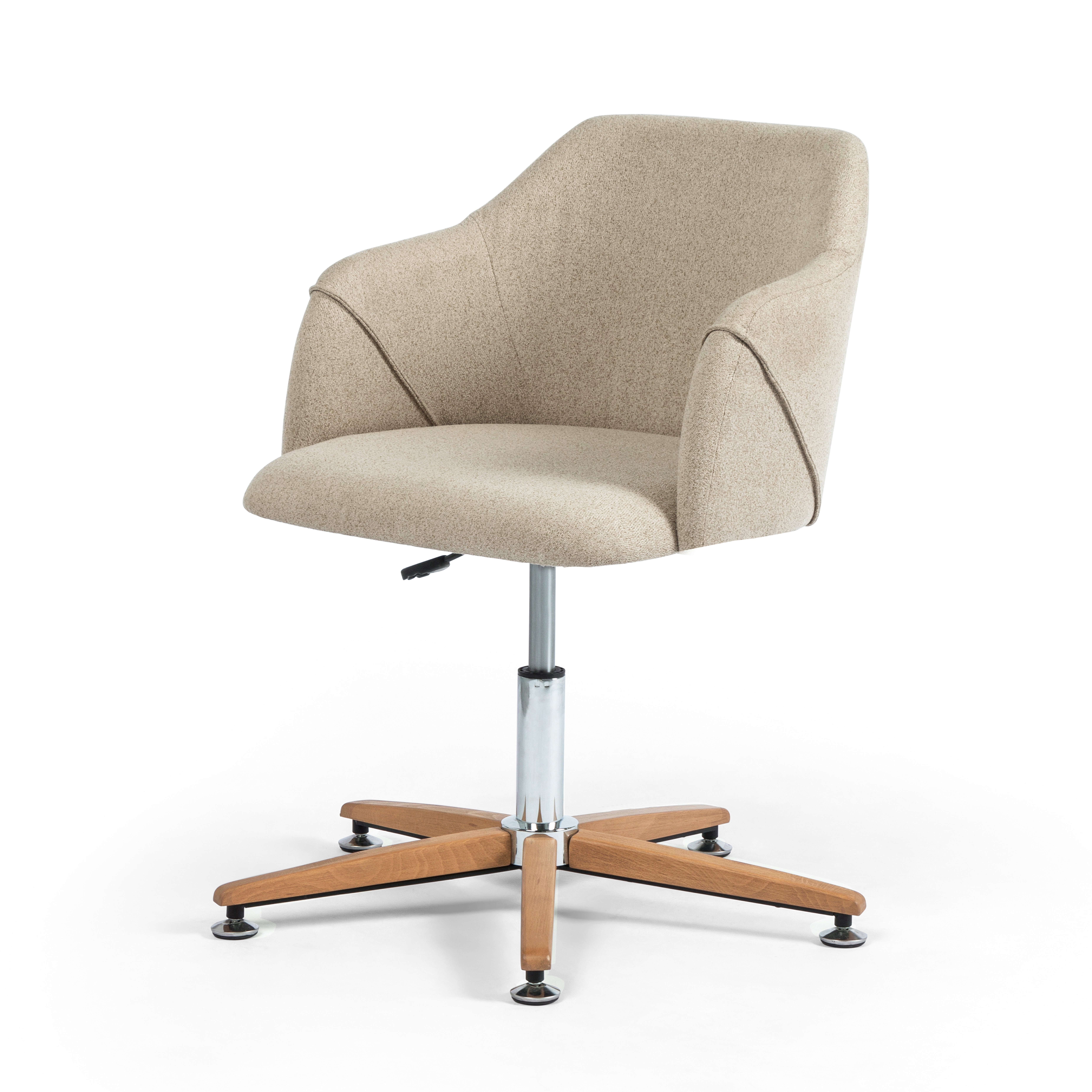 Edna Desk Chair-Fedora Oatmeal - Four Hands