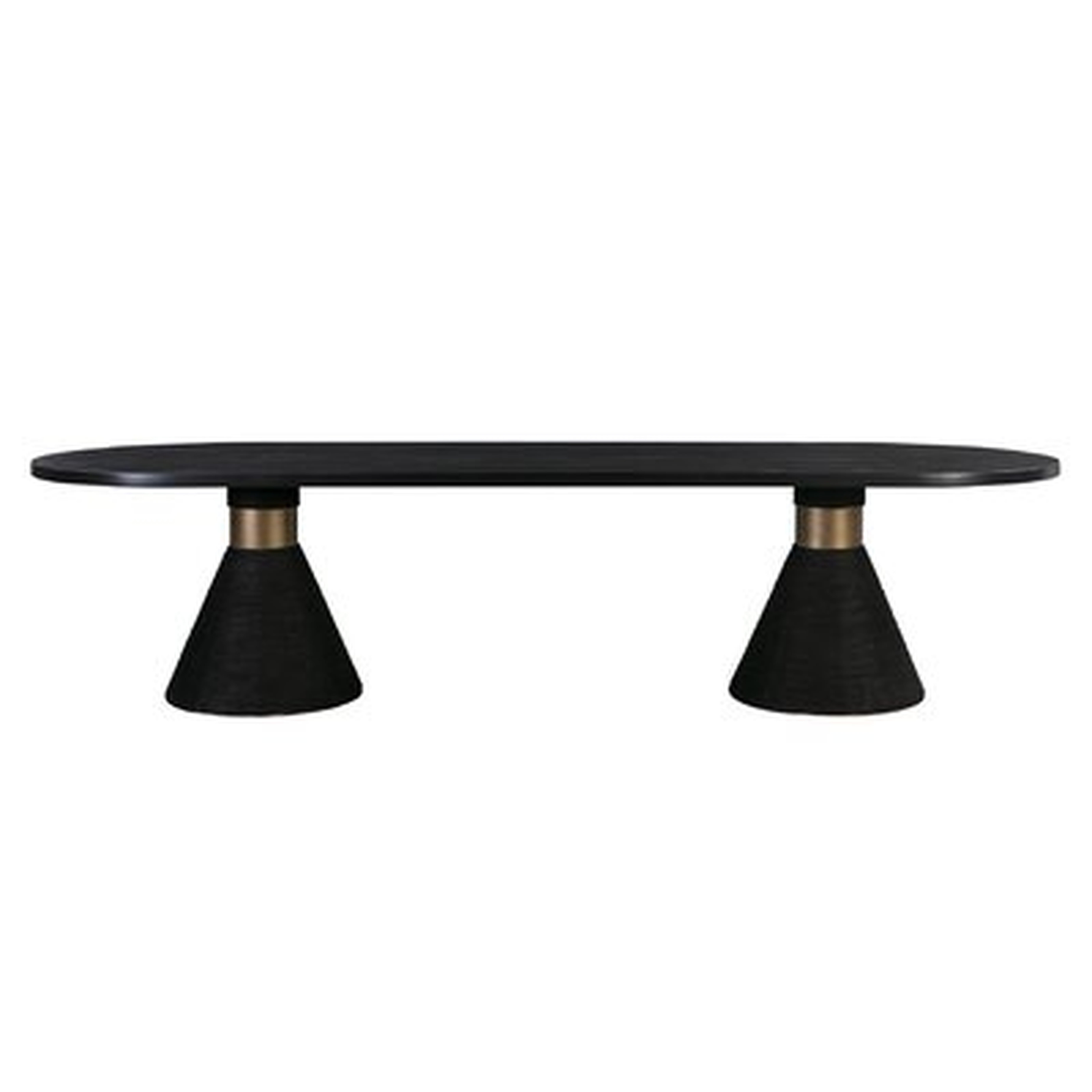 Morel 120" Solid Wood Acacia Dining Table - AllModern
