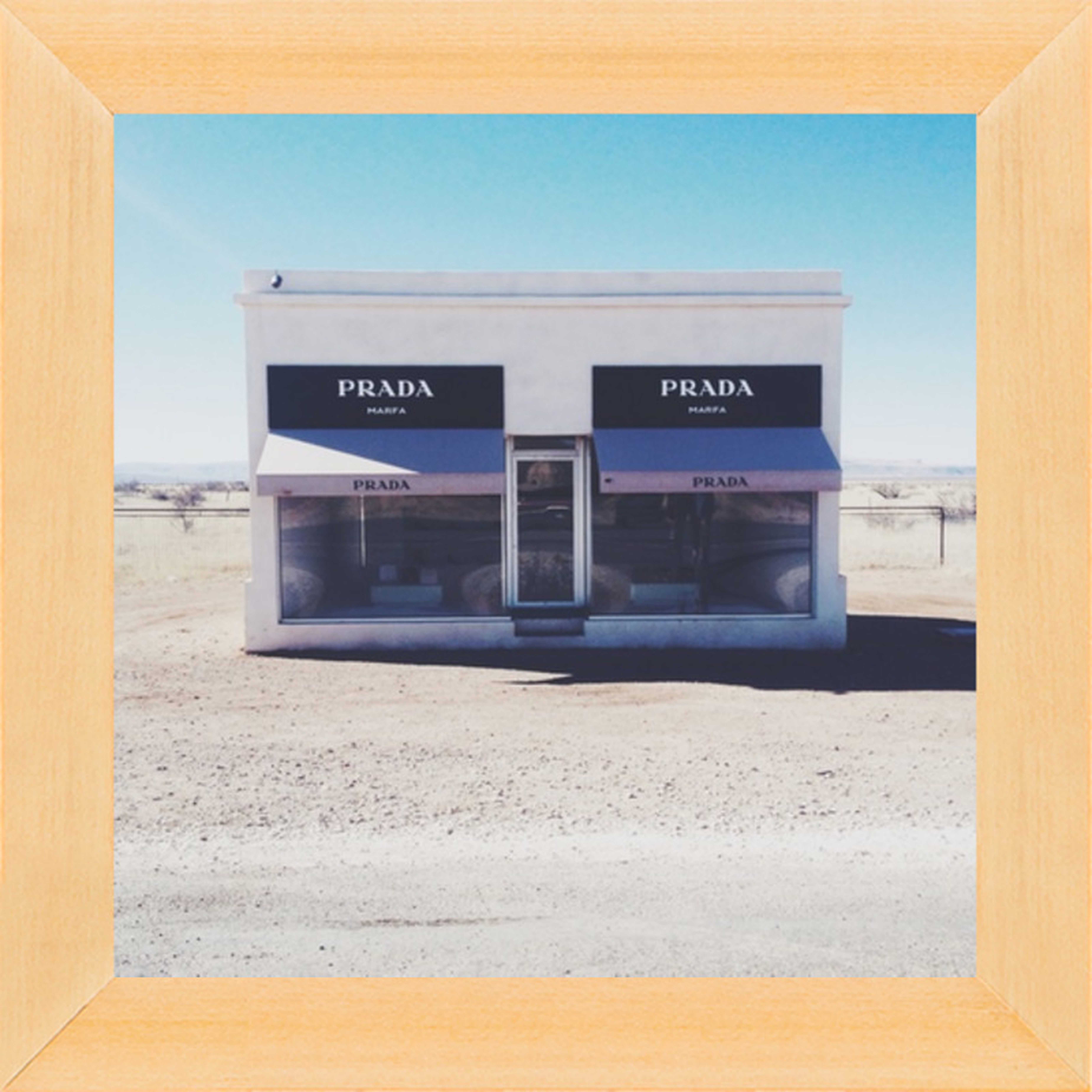 Prada Marfa by Alison Holcomb for Artfully Walls - Artfully Walls