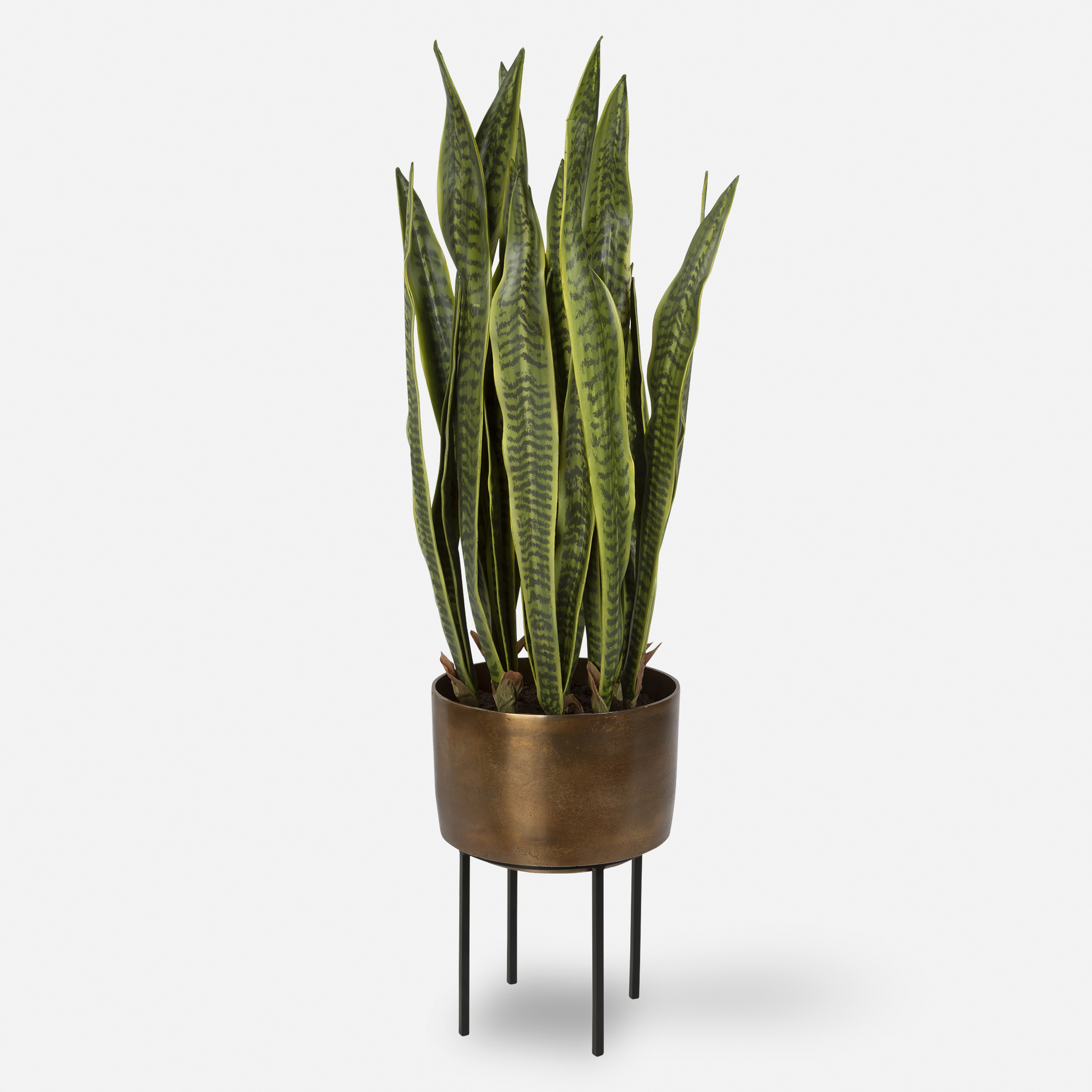 Fasita Brass Planter 2 Cartons - Uttermost