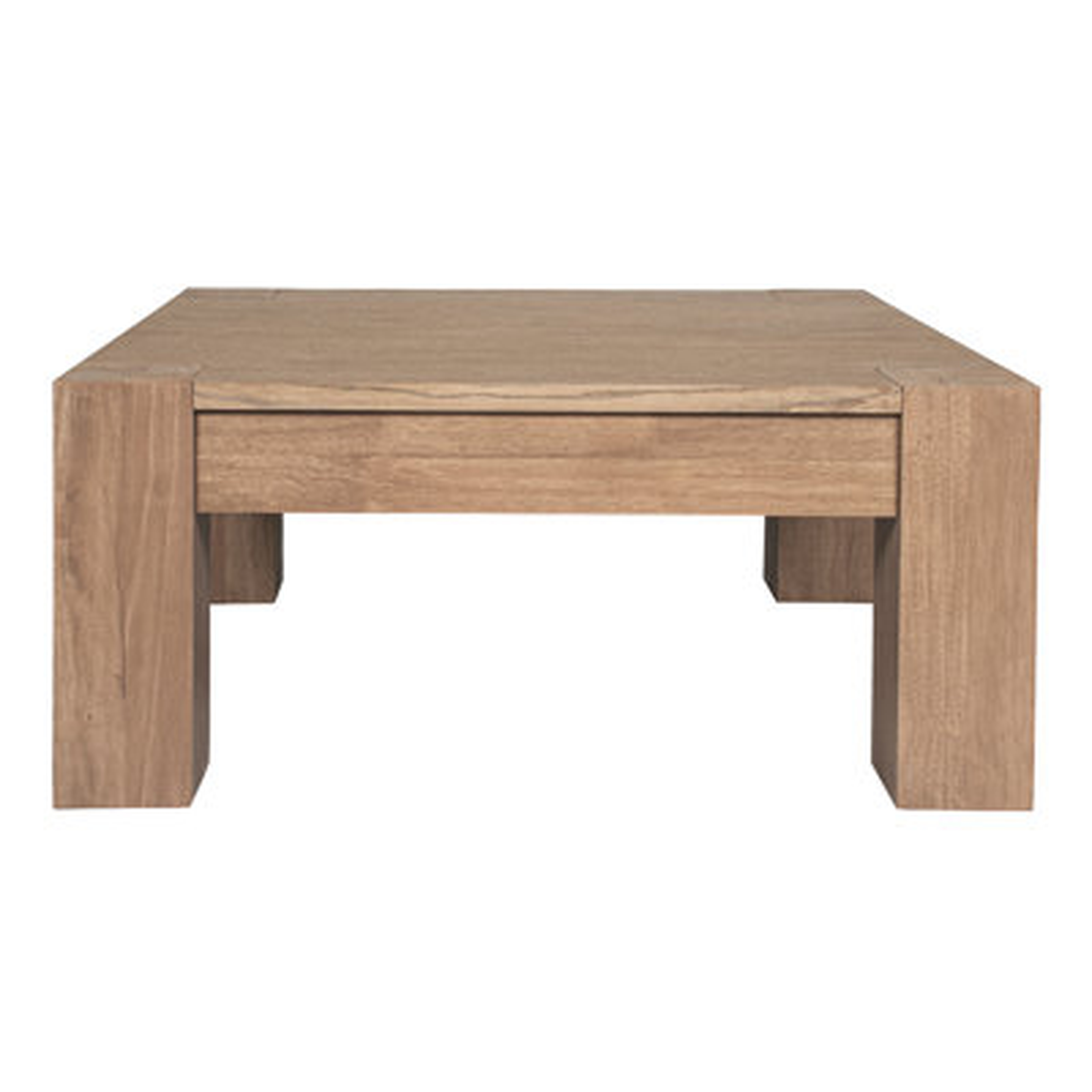 Carsjen Chunky Leg Squared Coffee Table - Wayfair