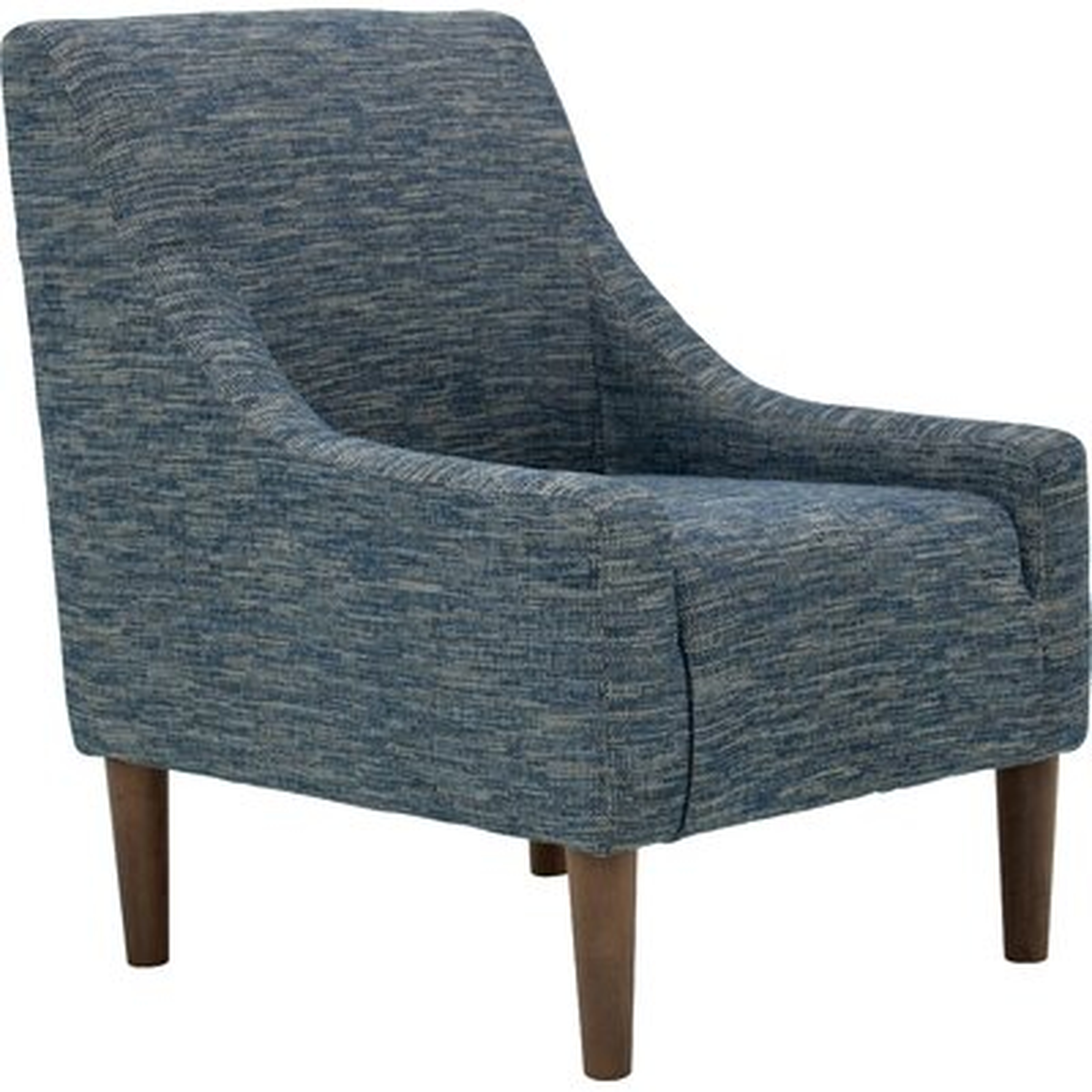 Shea Fabric 25.5'' Wide Armchair, Hampden Navy - Wayfair