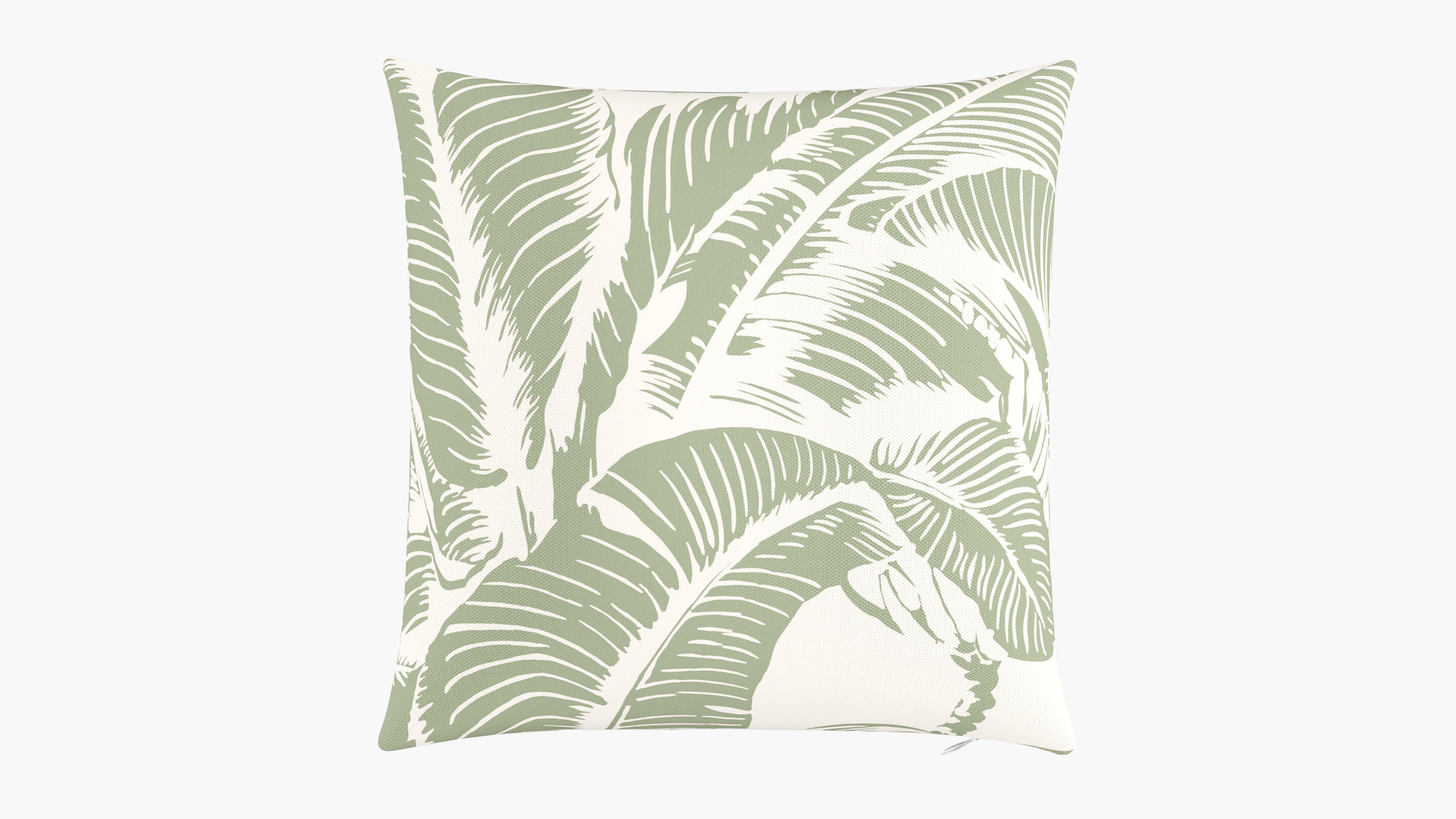 Outdoor 20" Throw Pillow, Sage Martinique® Encore, 20" x 20" - The Inside
