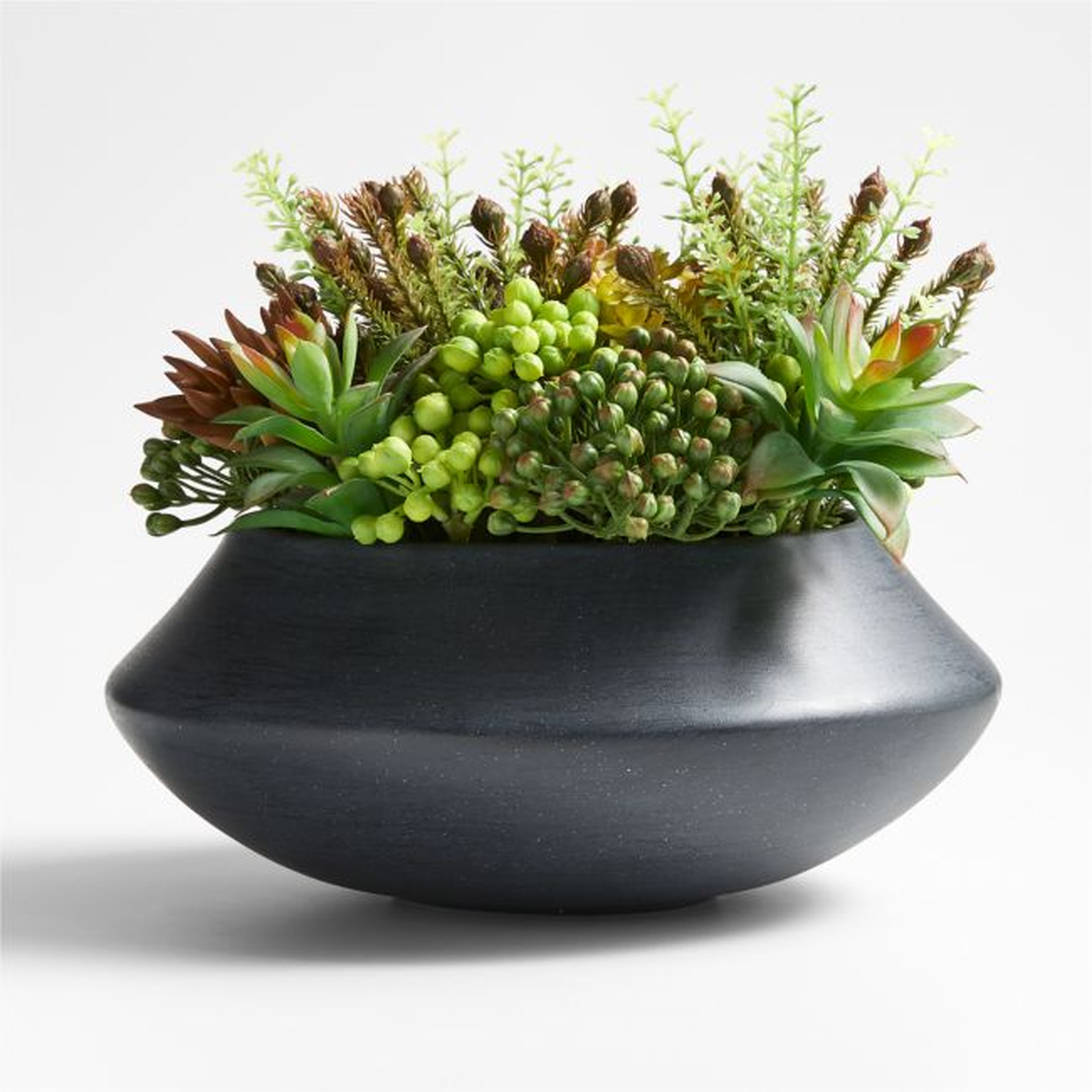 Potted Faux Succulent Arrangement - Crate and Barrel