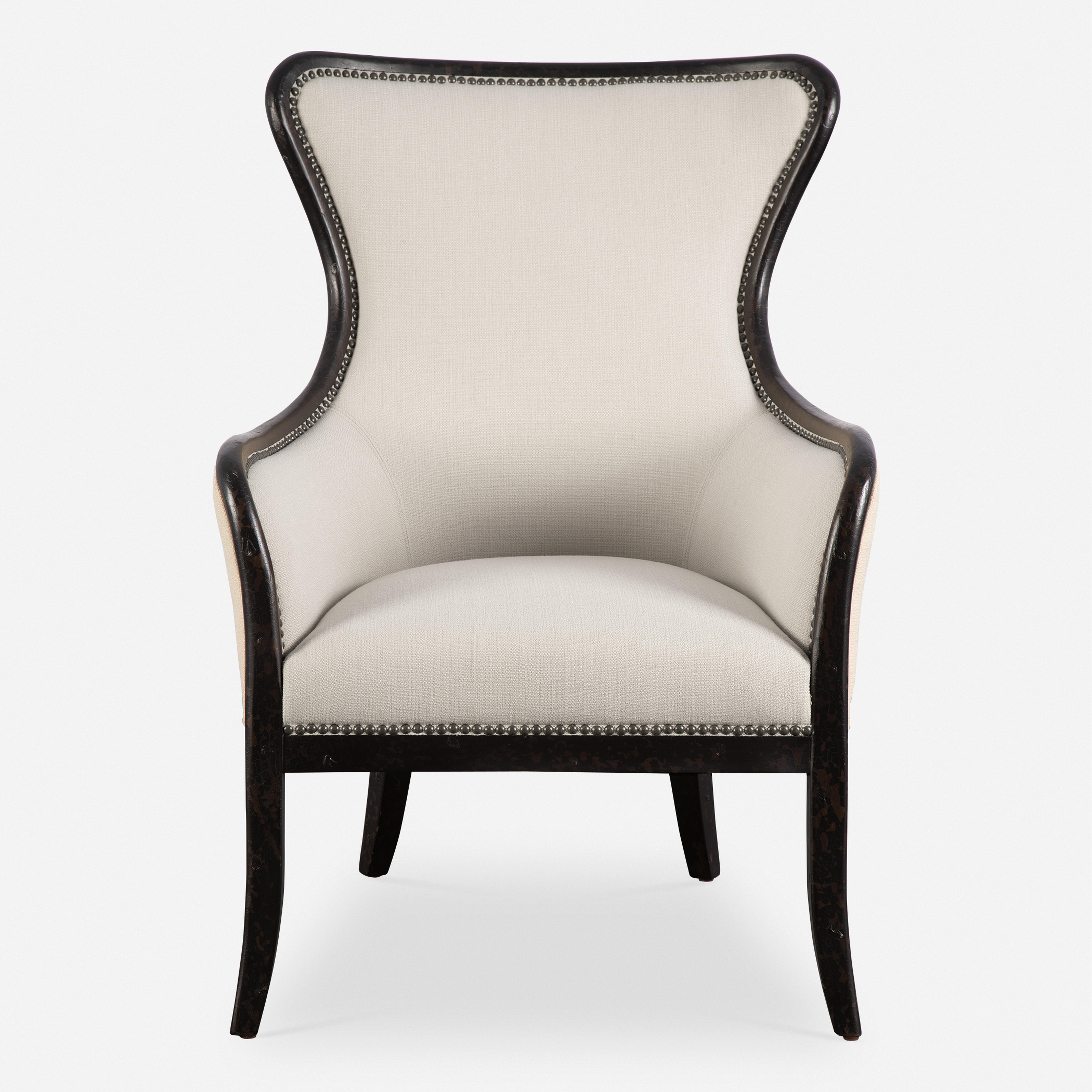 Sandy Wing Back Armchair - Uttermost