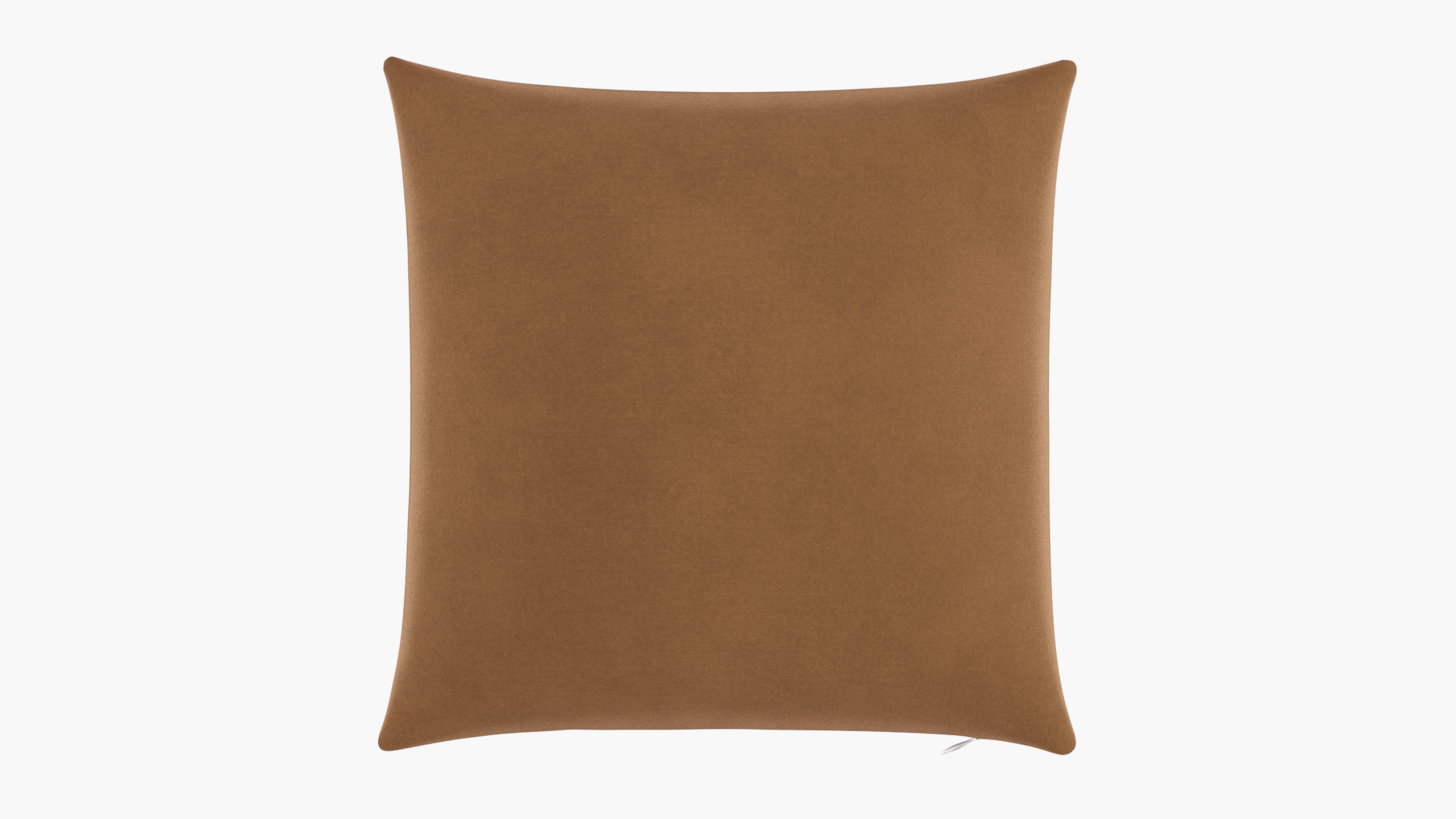 Throw Pillow 20", Nutmeg Luxe Velvet, 20" x 20" - The Inside