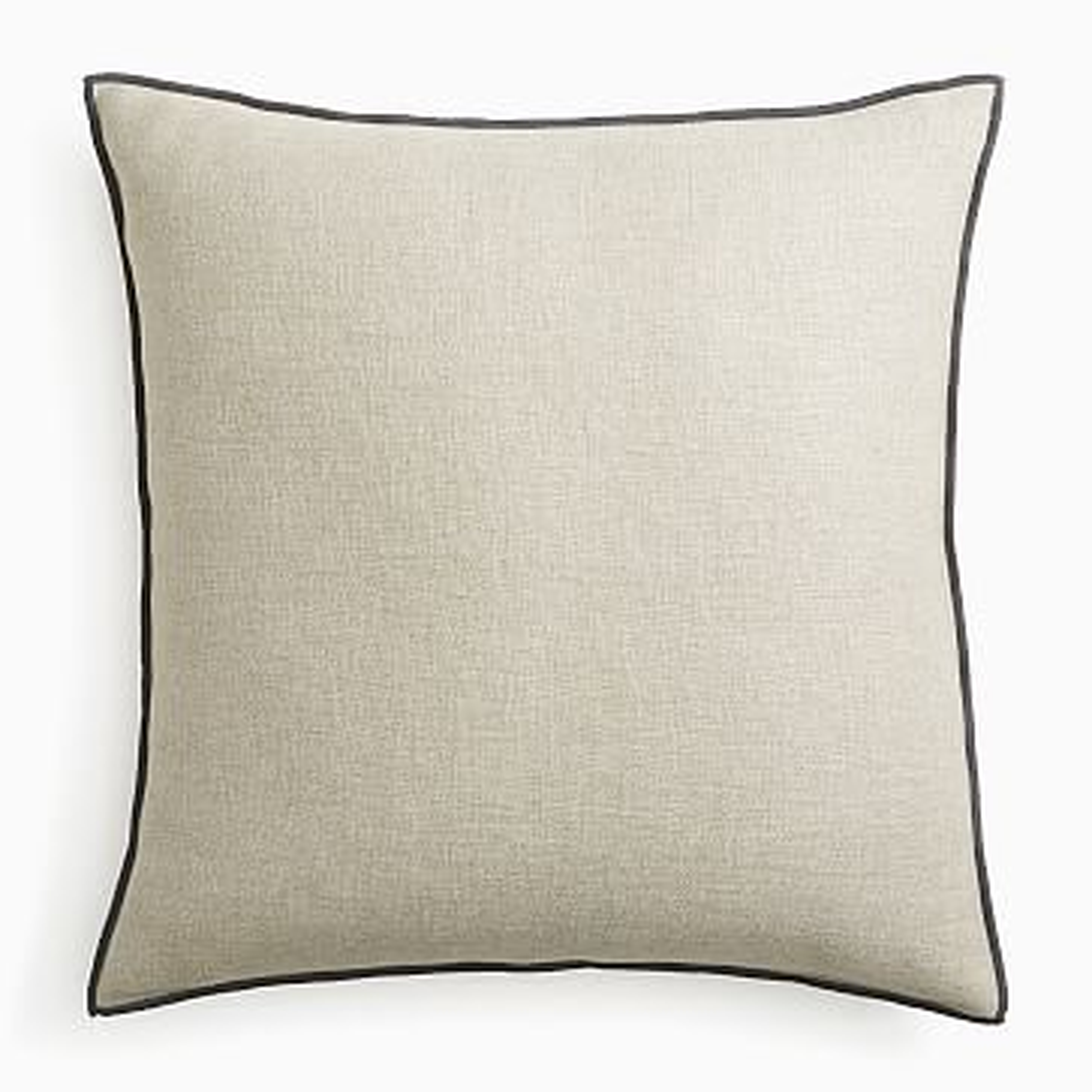 Classic Linen Pillow Cover, 24"x24", Natural, Set of 2 - West Elm