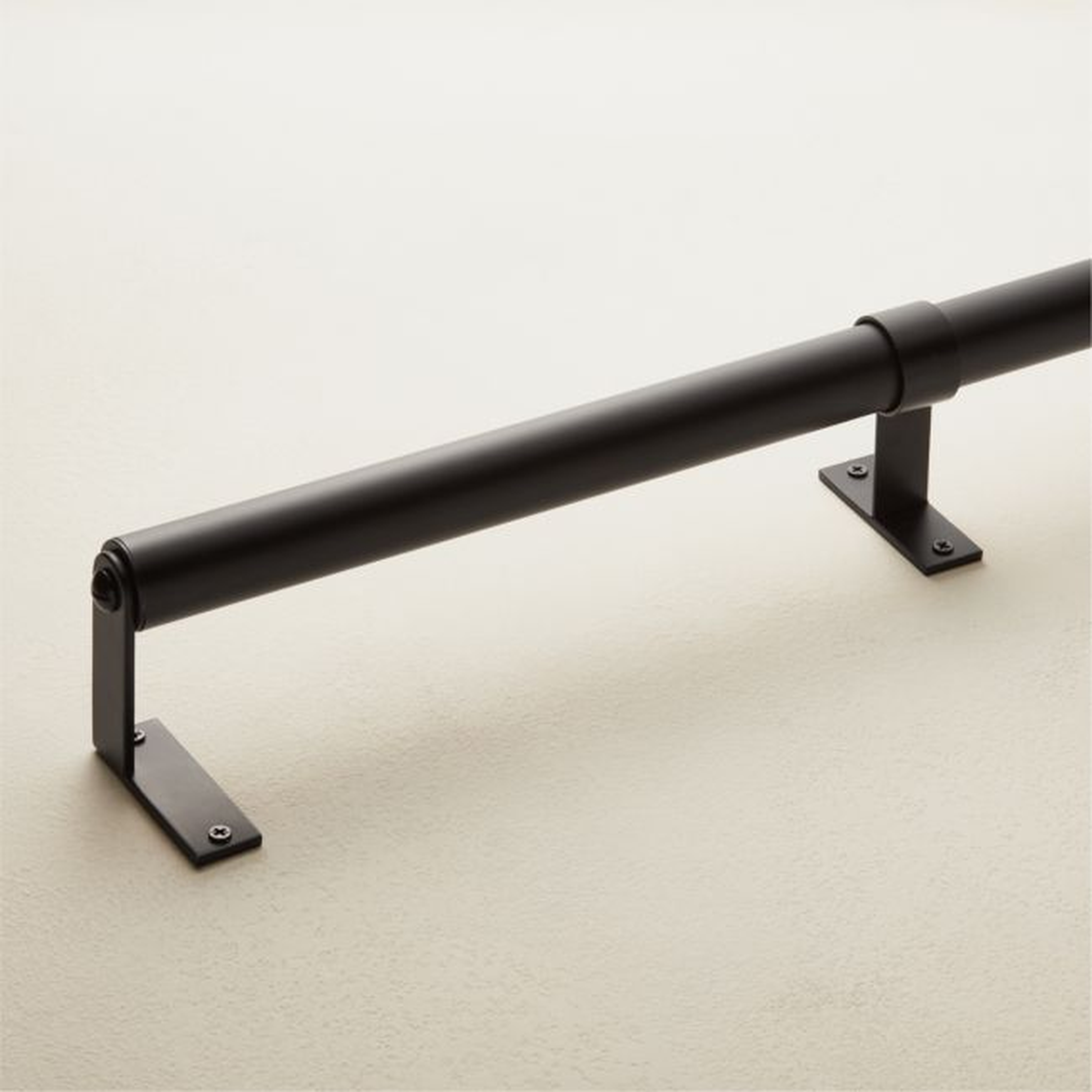 Essential Black Curtain Rod 88"–120"x1.25" - NO LONGER AVAILABLE ONLINE - CB2
