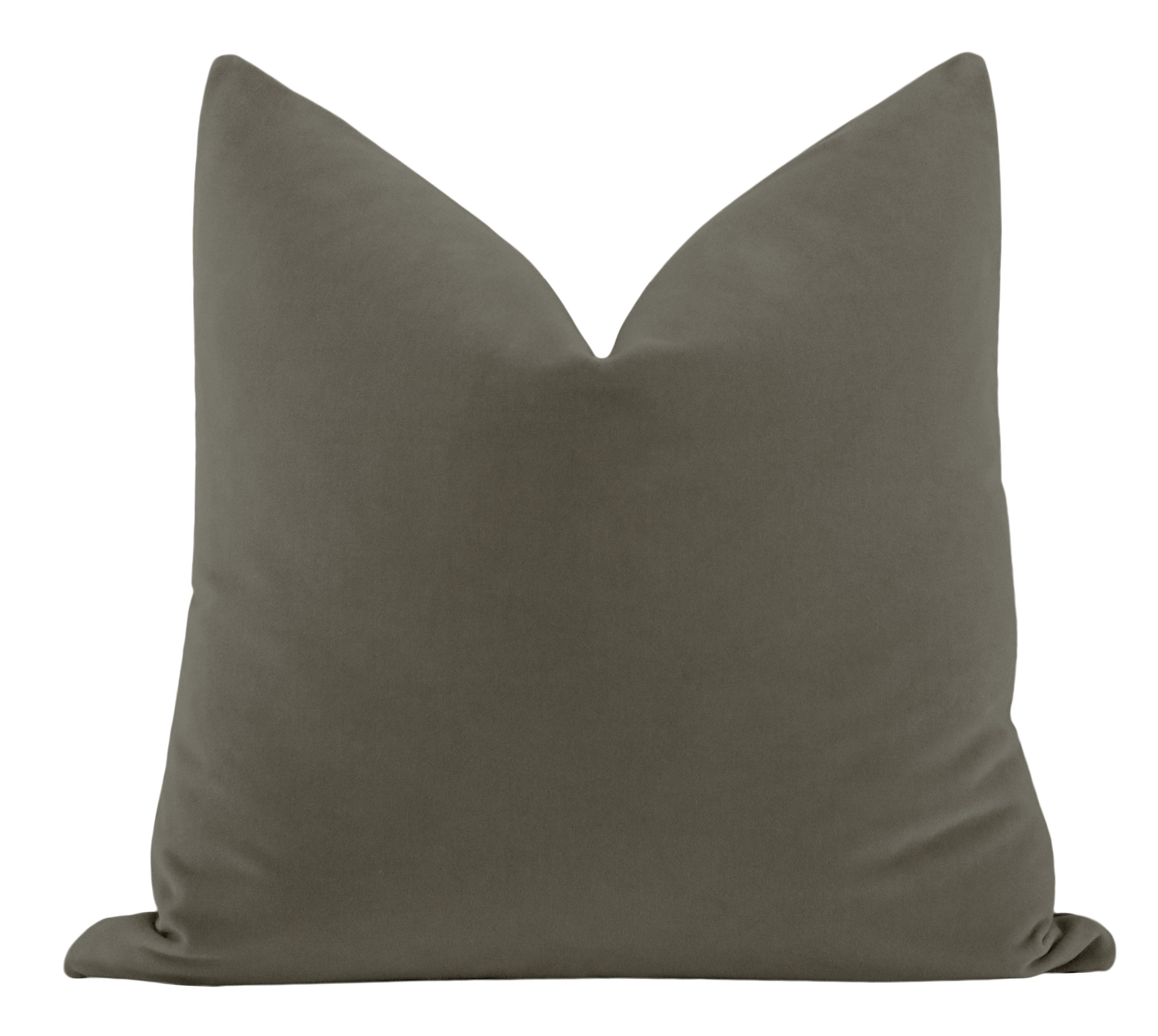 STUDIO VELVET // GREY - 20" X 20" - Little Design Company