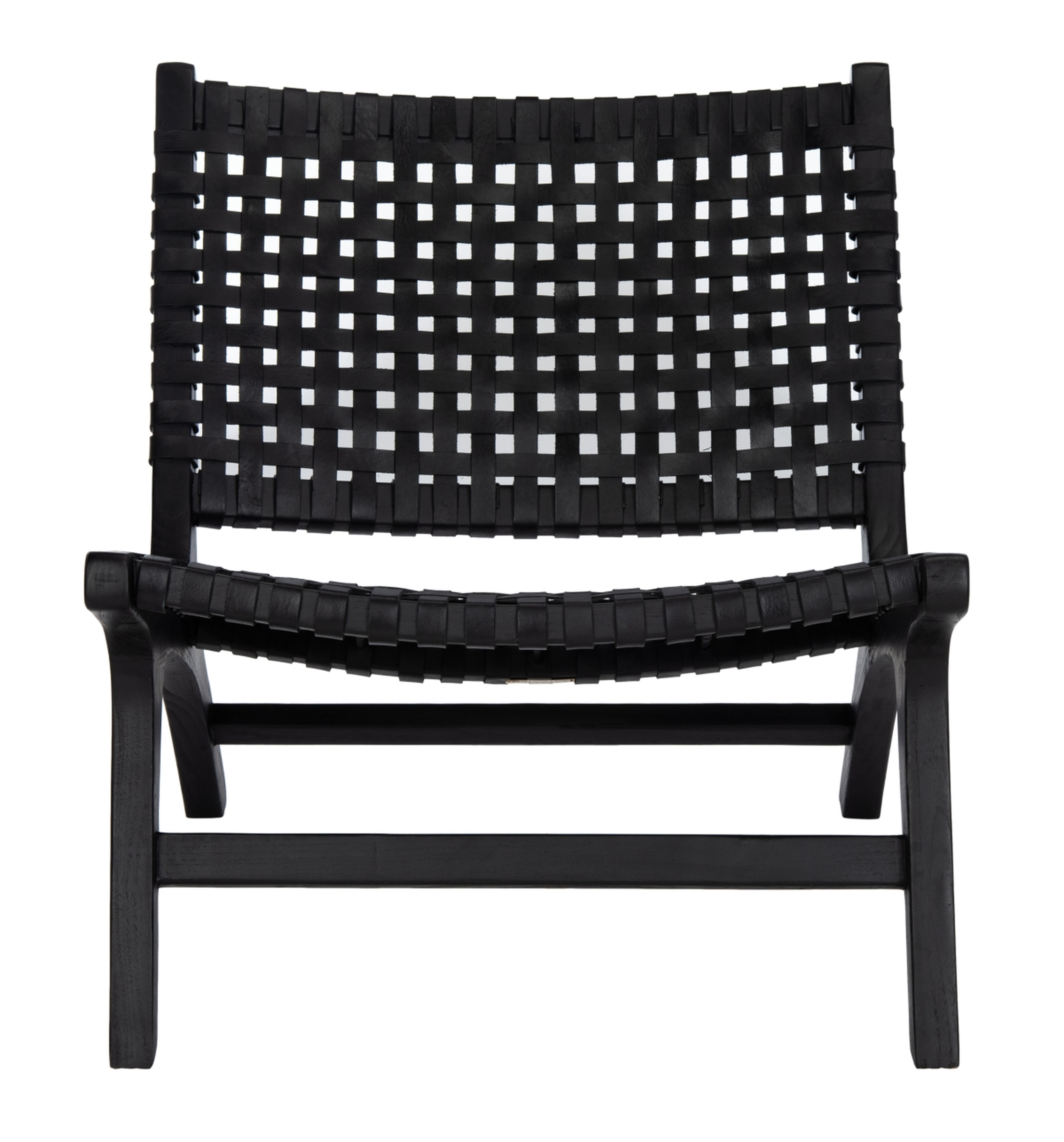 Luna Accent Chair - Black - Safavieh - Safavieh Couture