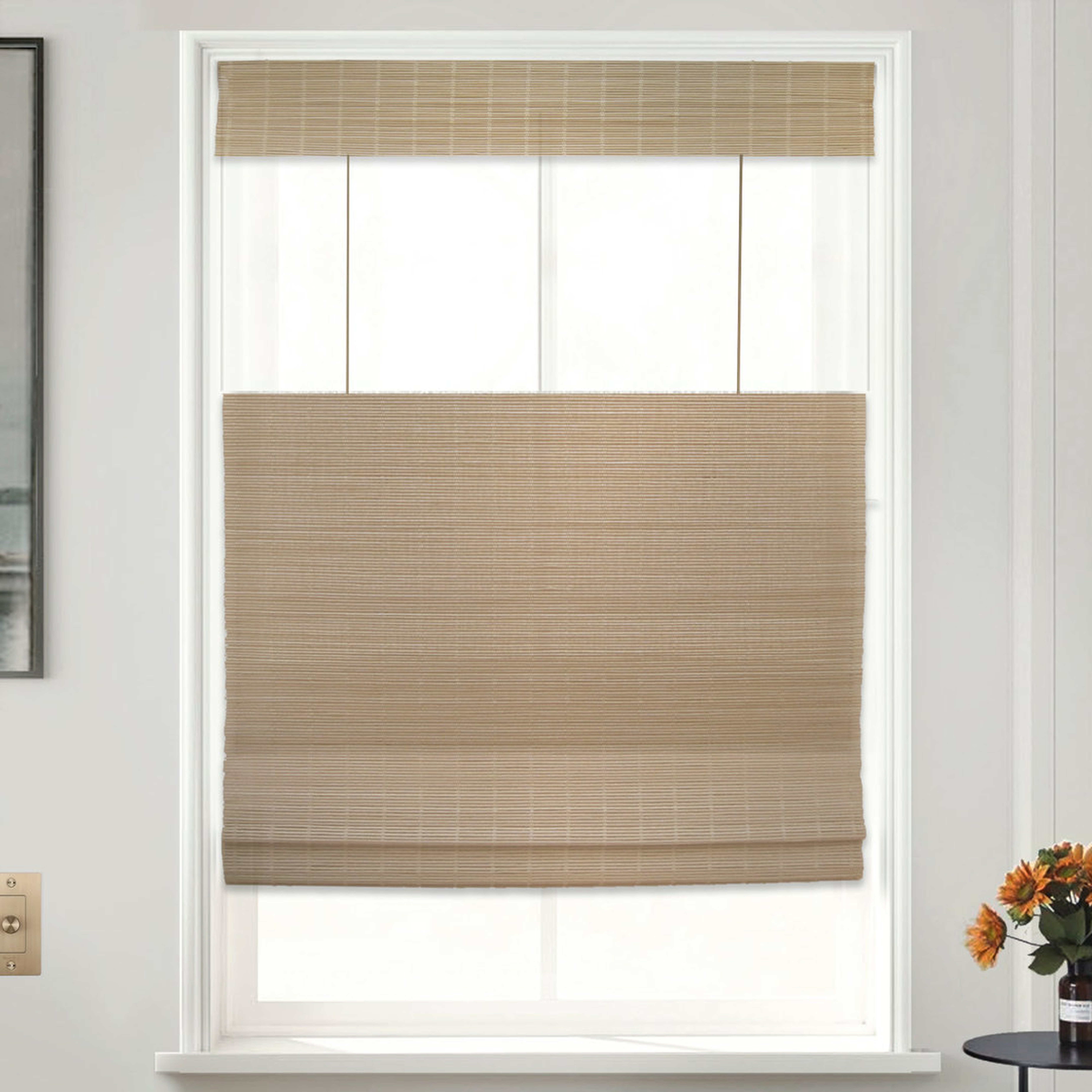 Custom Bamboo Shades _ MODERN _ Top Down Bottom Up Cordless - Wayfair