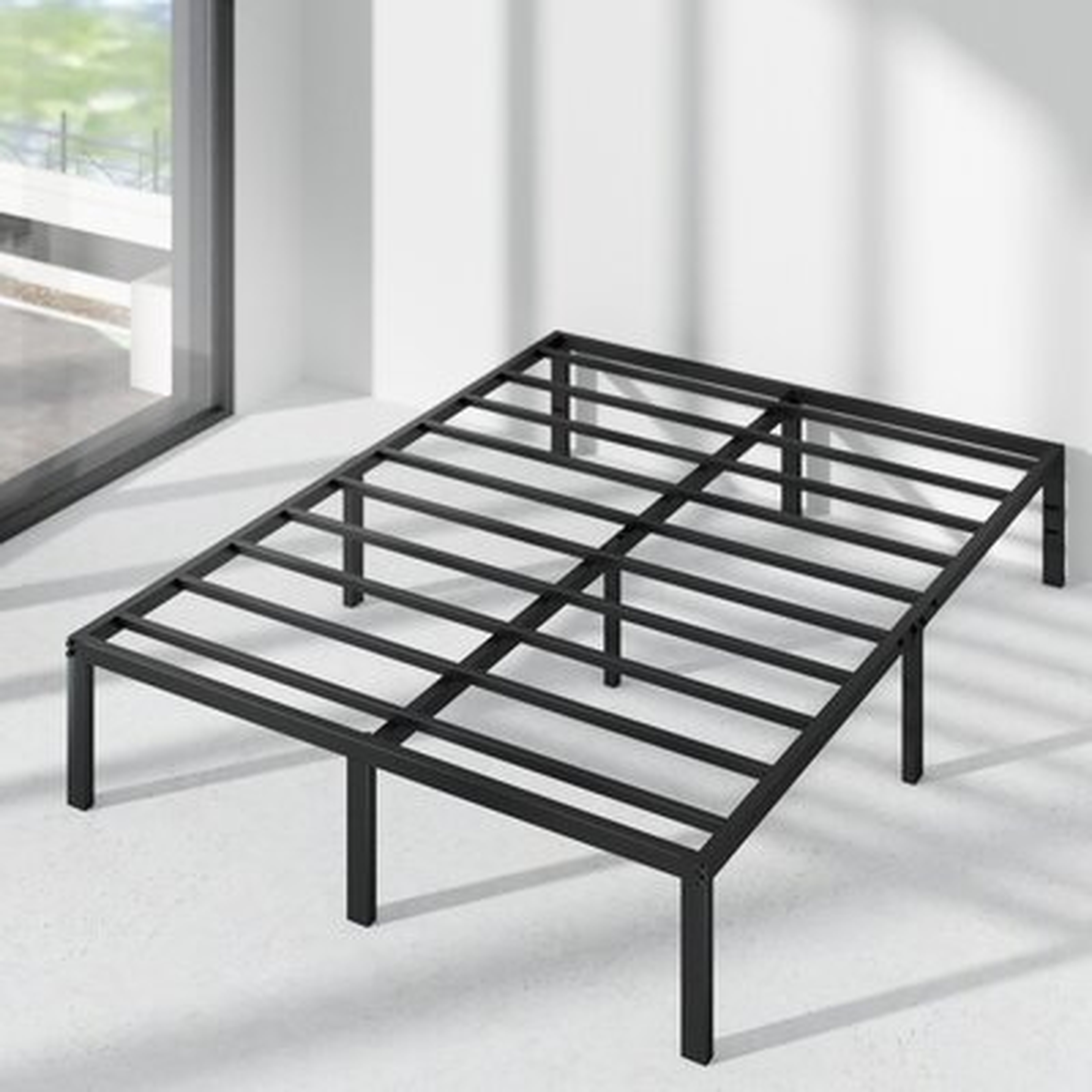 Blough 14" Steel Bed Frame - Wayfair