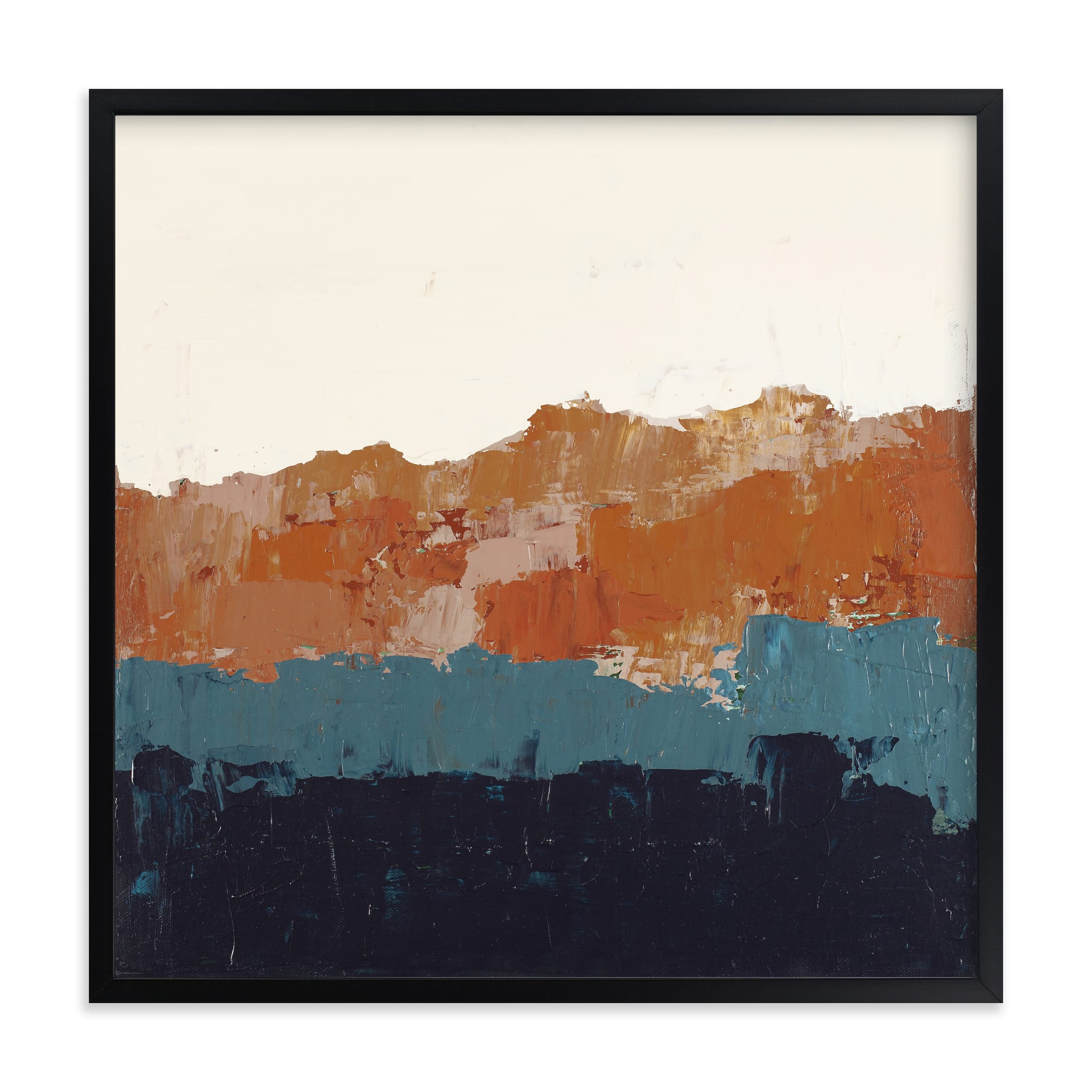 Abstract Color Study Blue And Orange Limited Edition Fine Art Print 1 - Minted