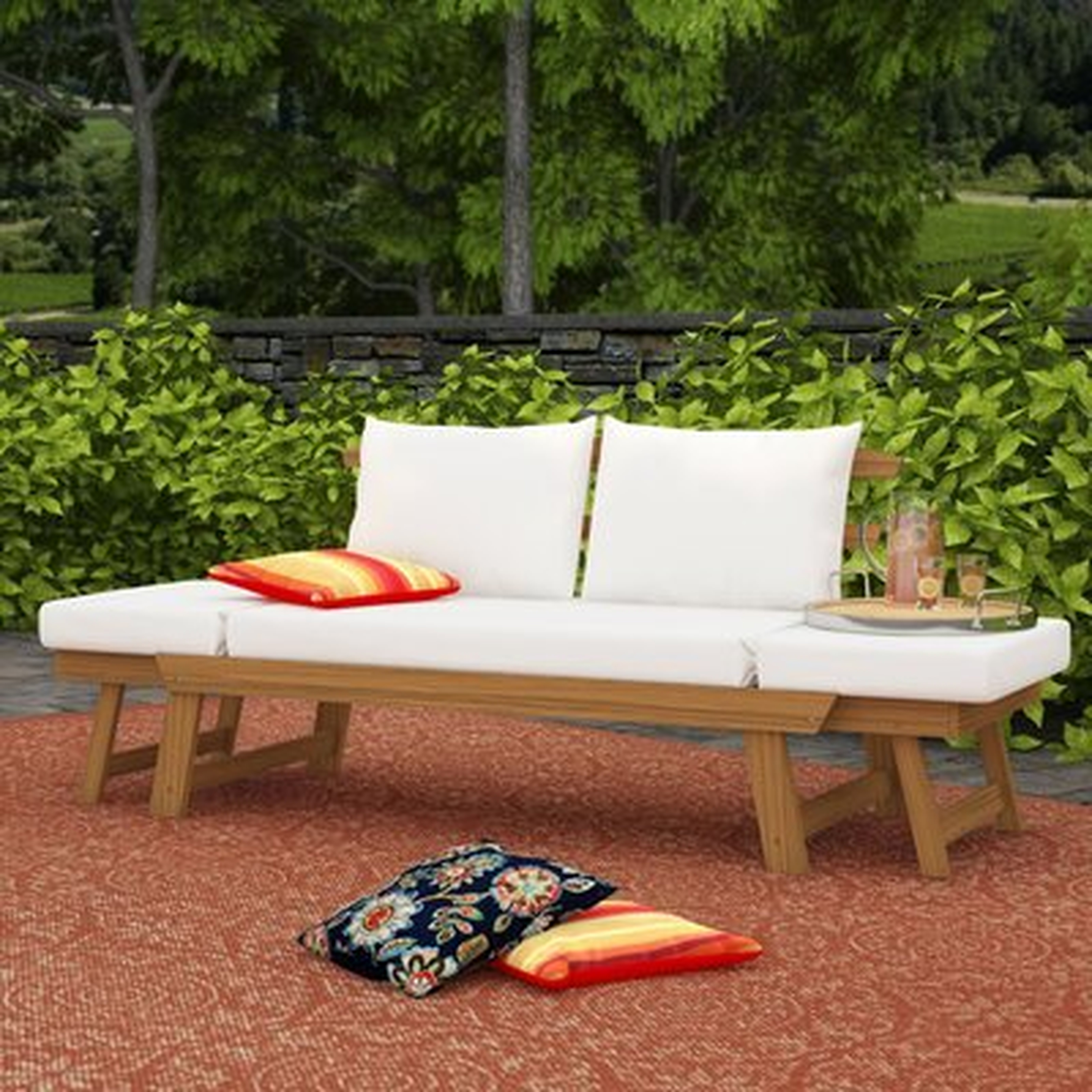Beal Patio Daybed with Cushions - Wayfair