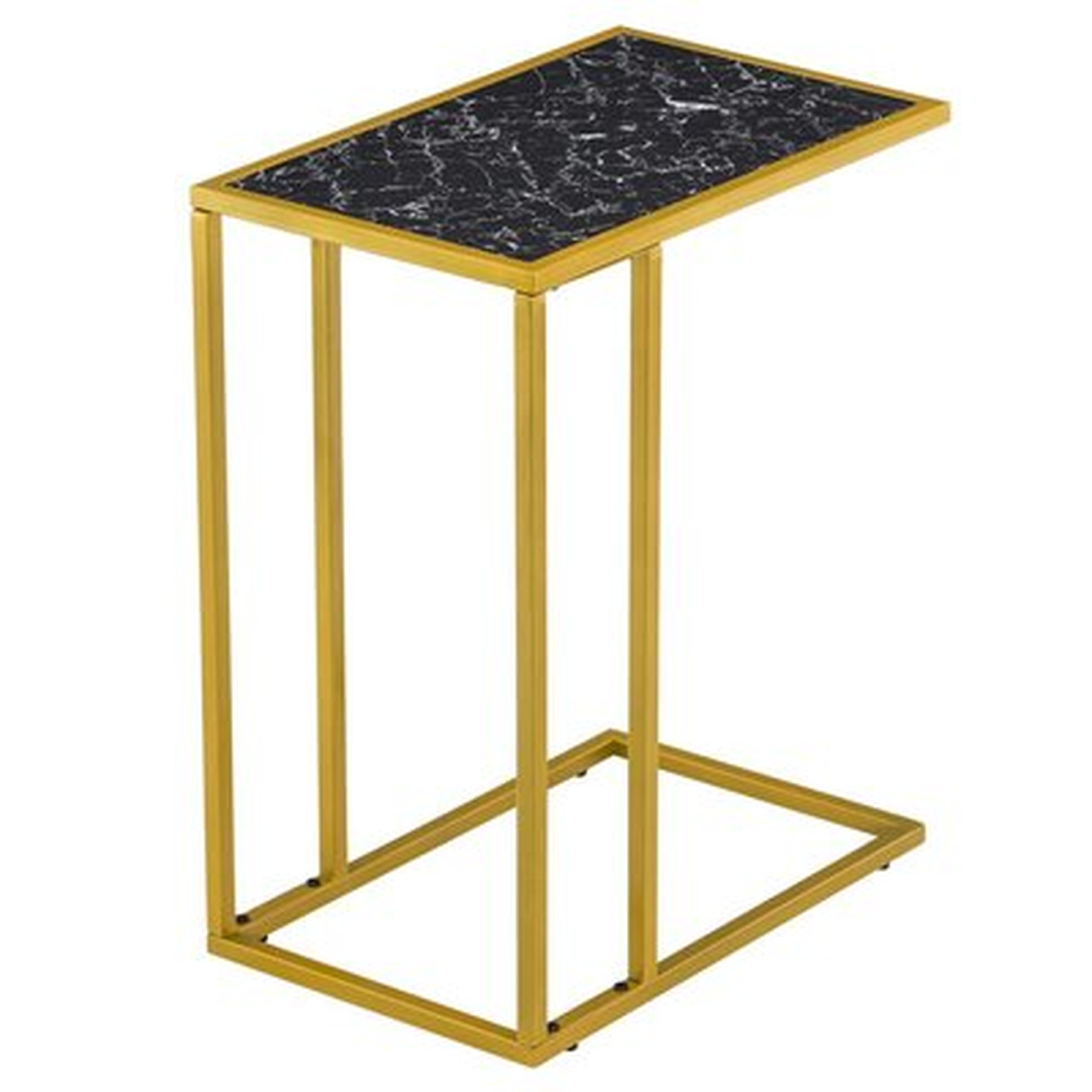Rectangle Side End Accent C Table Gold - Wayfair