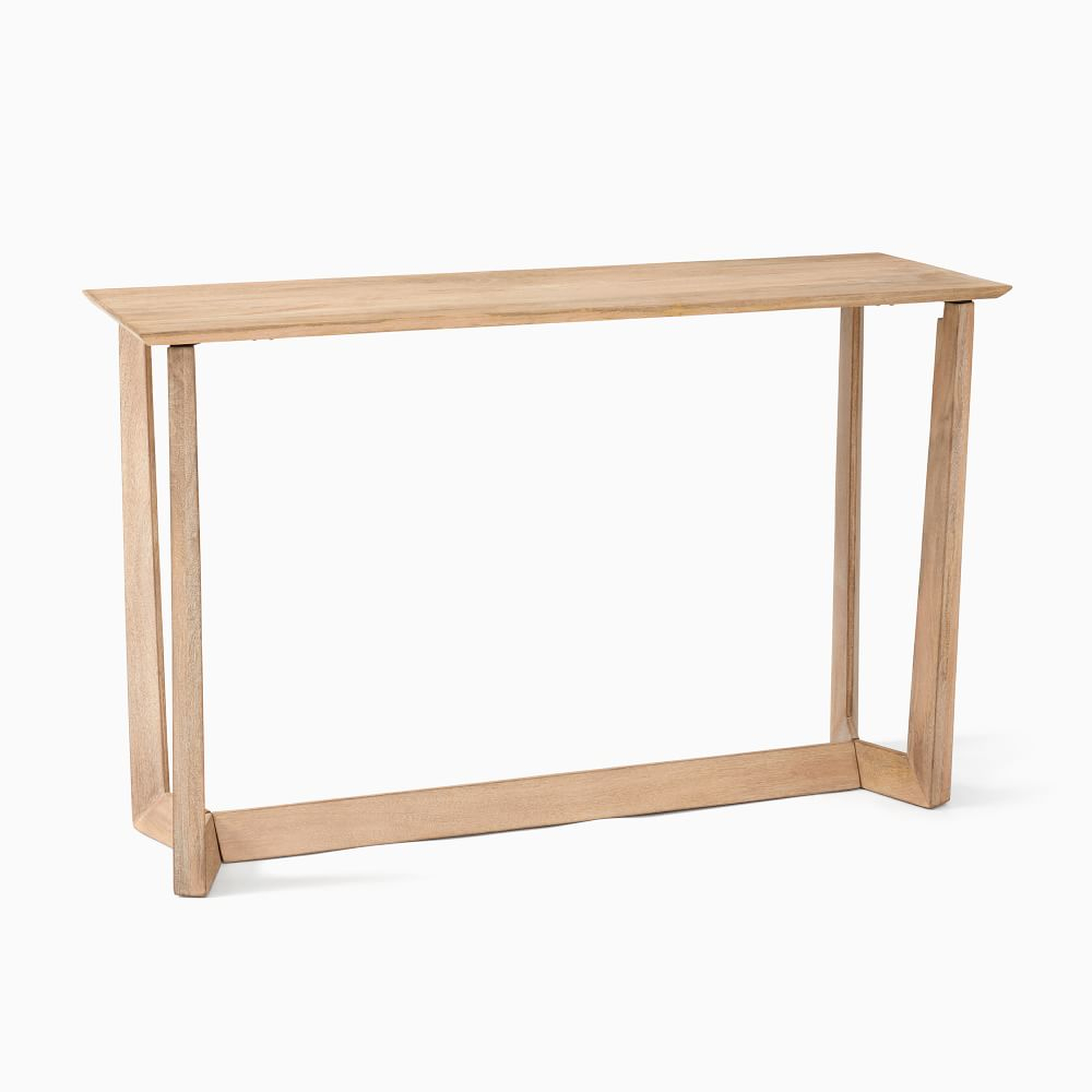 Stowe Cerused White Console - West Elm