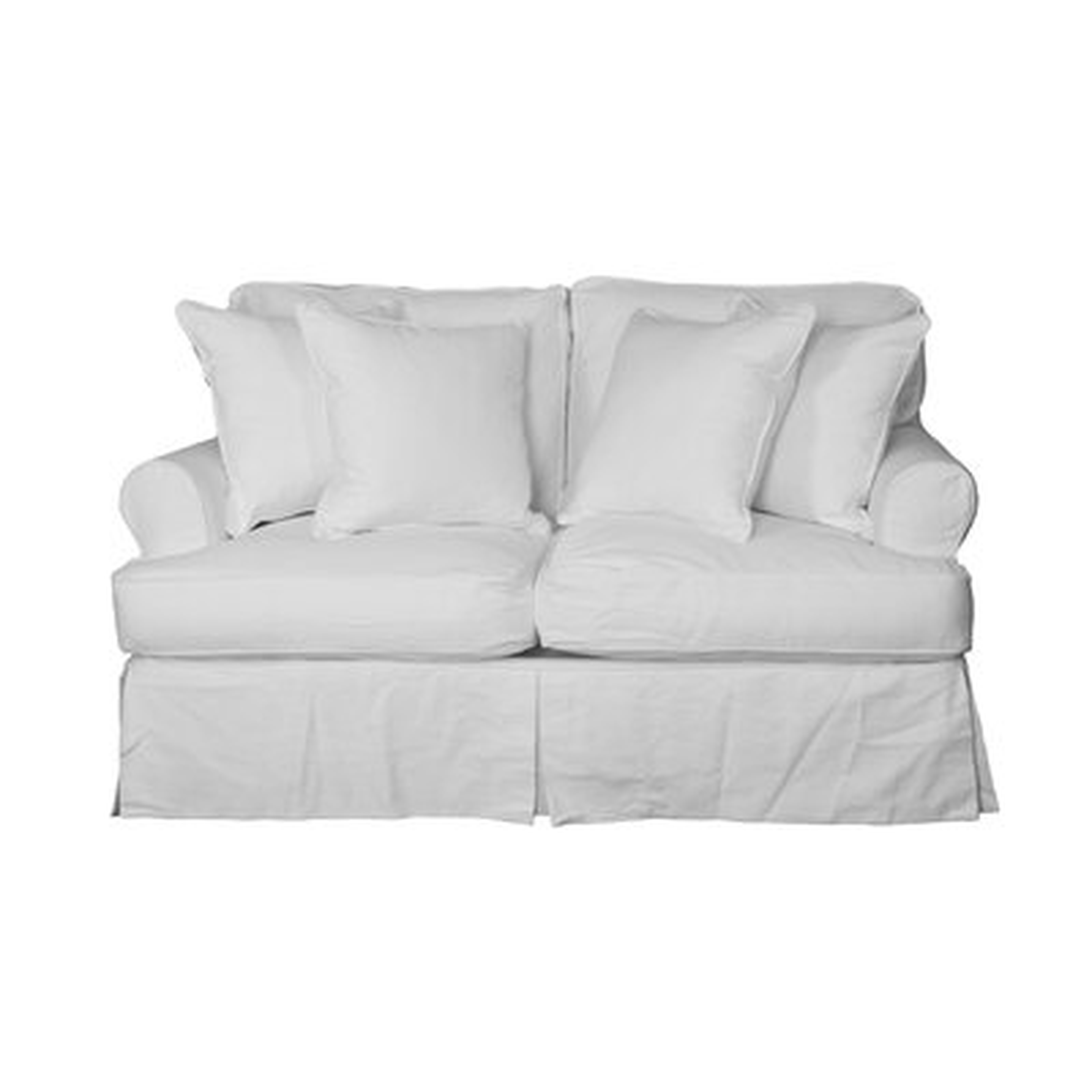 Rundle T-Cushion Sofa Slipcover - Birch Lane