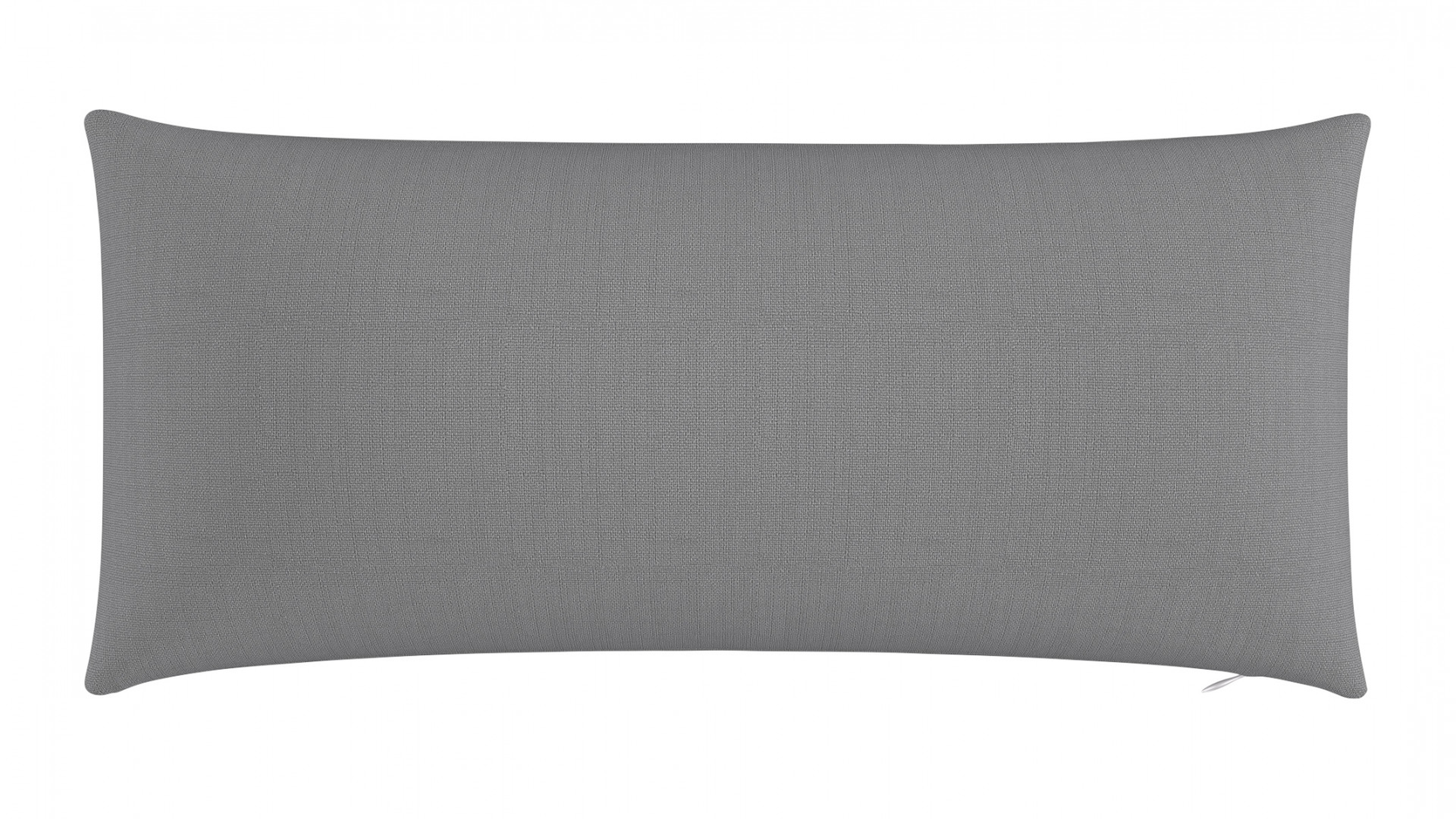 Throw Pillow 14"x30" | Grey Linen - The Inside