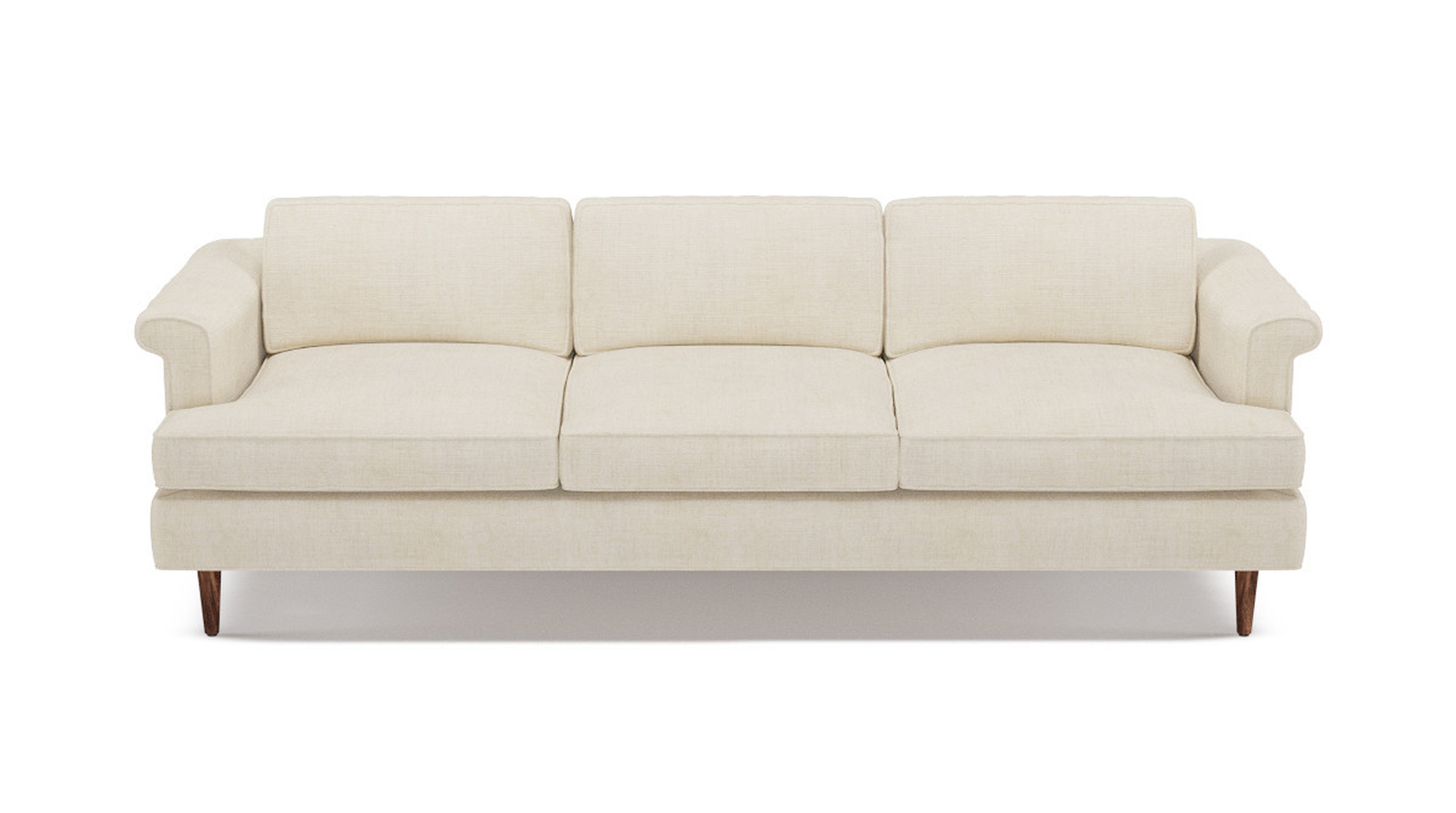 Mid-Century Sofa | Talc Linen - The Inside