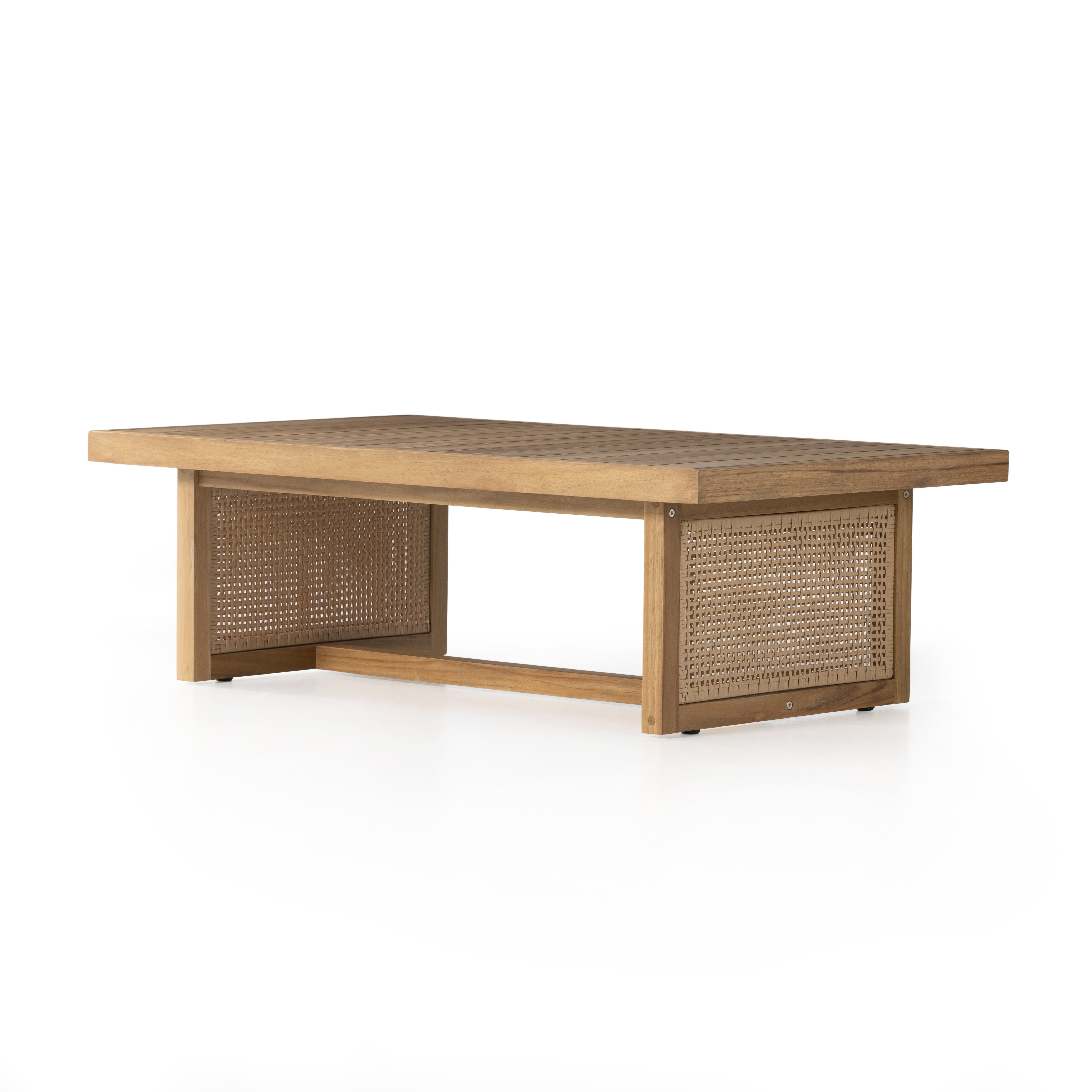 Merit Outdoor Coffee Table-Natural Teak - Four Hands