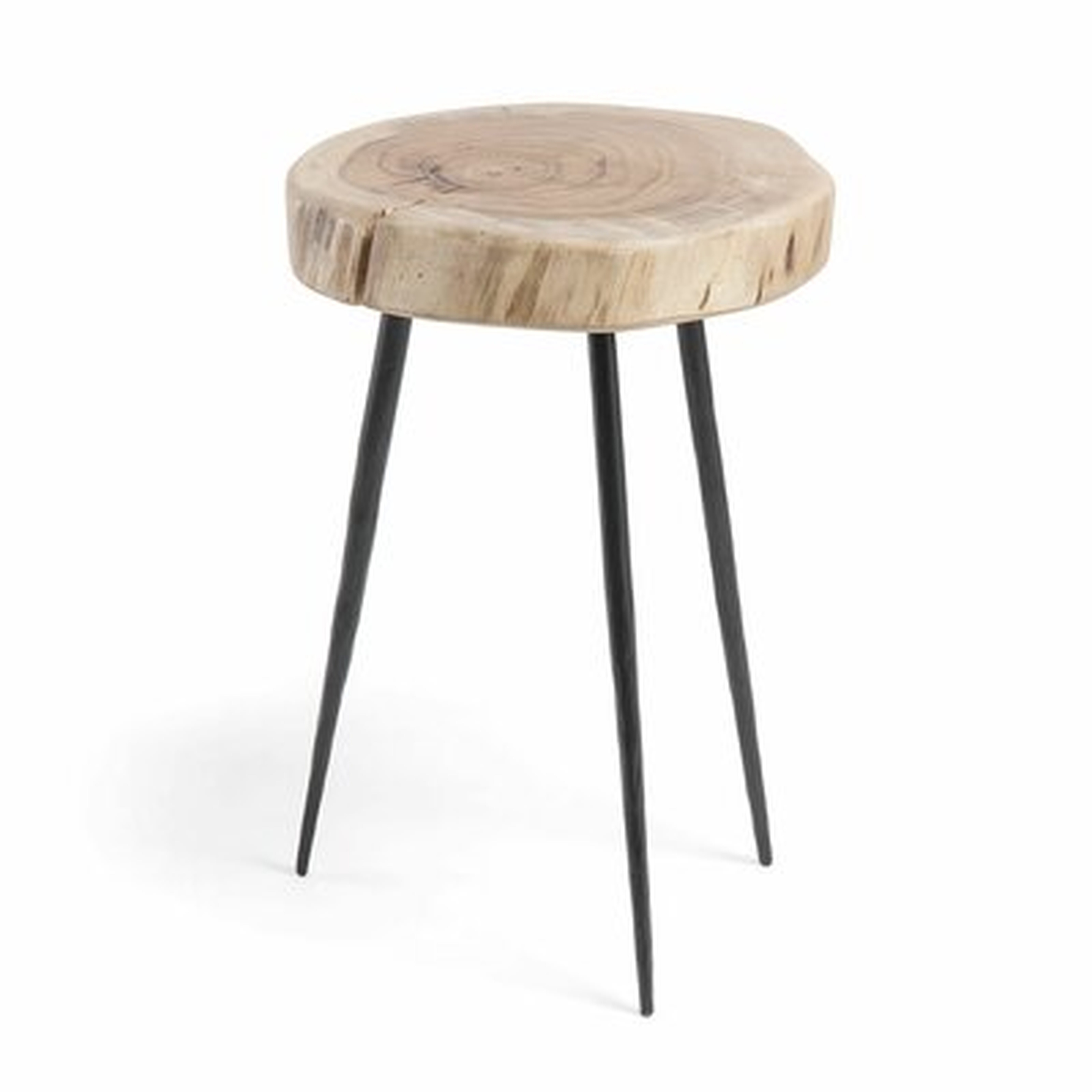 Adalynn Solid Wood 3 Legs End Table - Wayfair