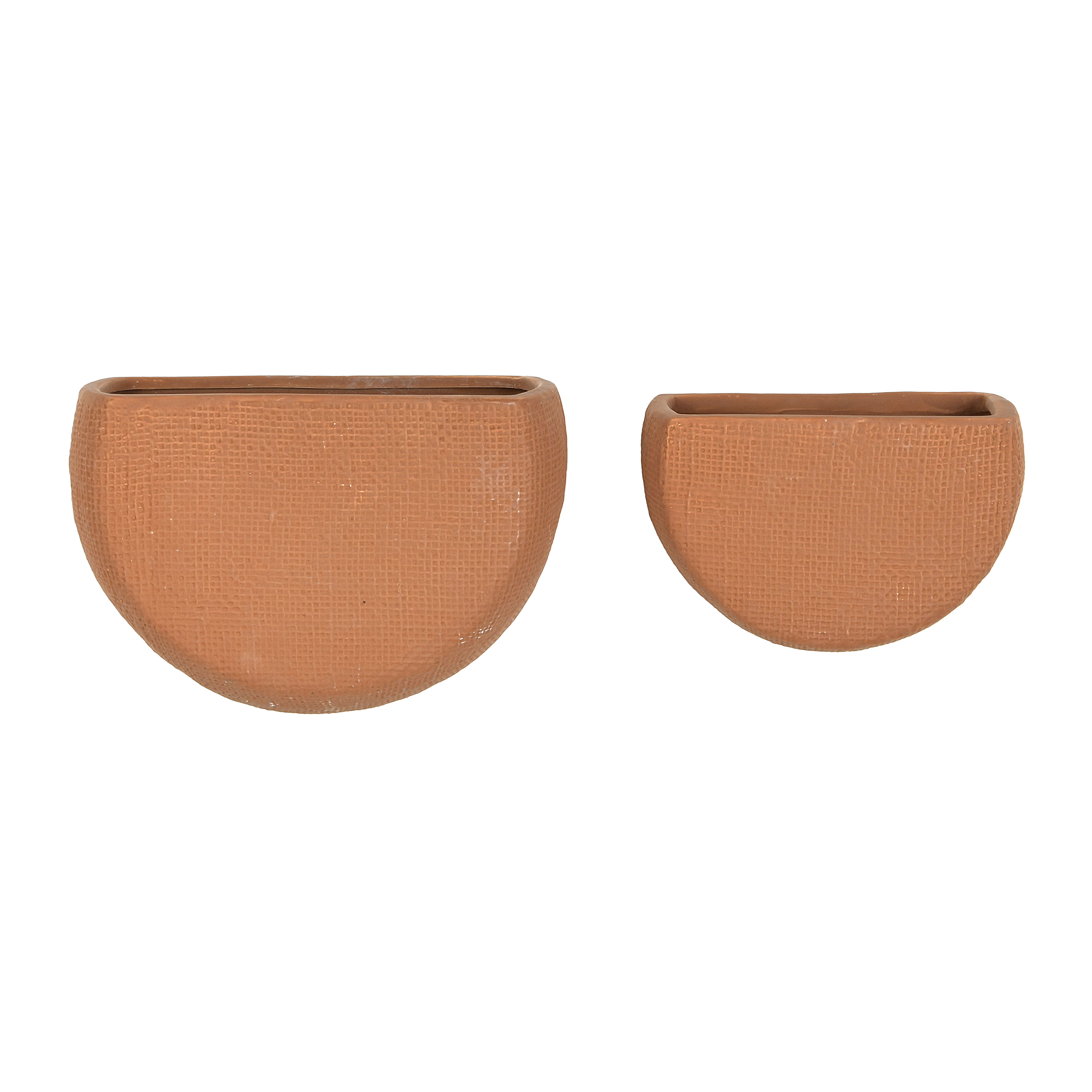 Stoneware Wall Planters, Set of 2 - Creative Co-Op