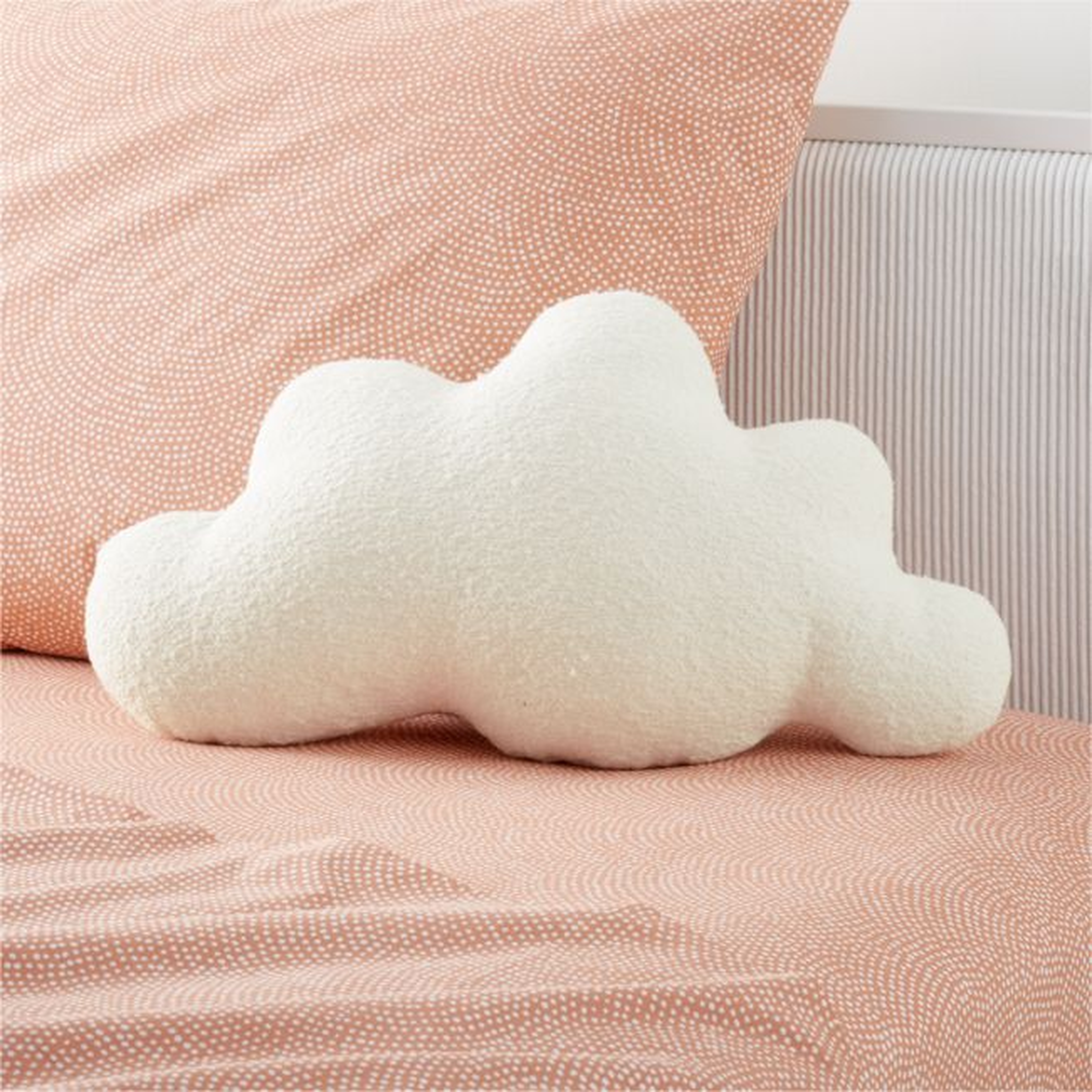 Sky High Cloud Kids Throw Pillow by Leanne Ford - Crate and Barrel