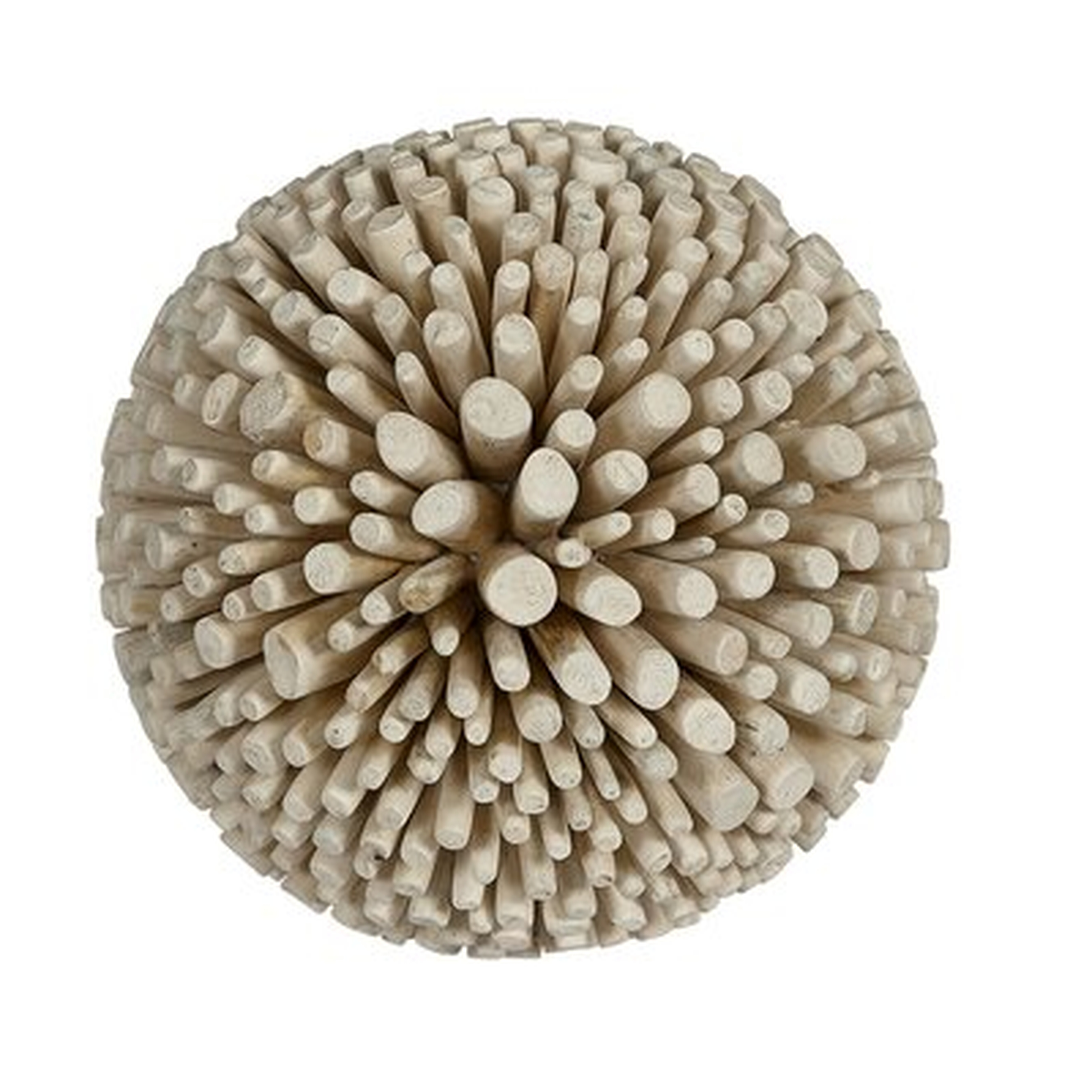 Allaire Wood Natural Spheres Sculpture - Wayfair