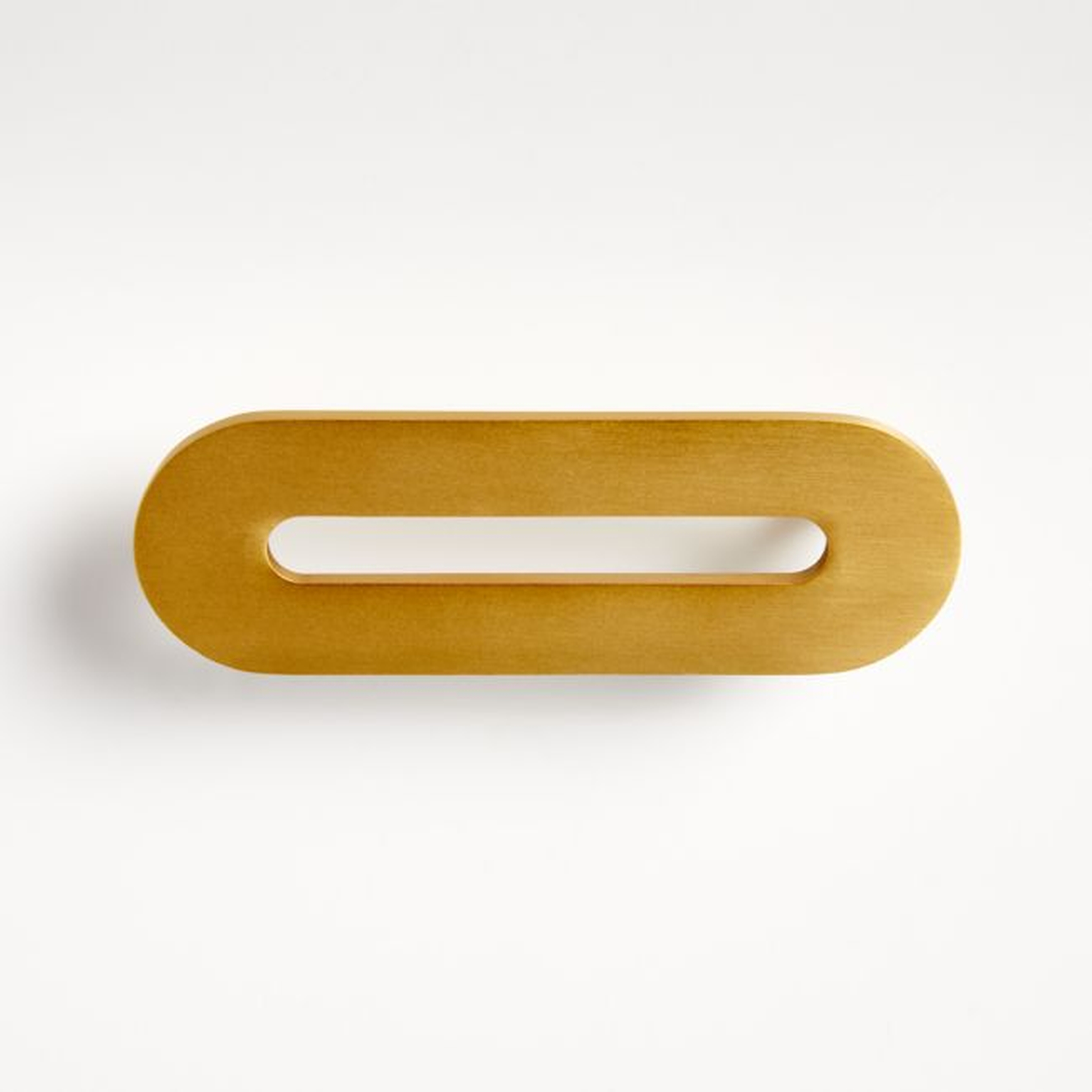 Ronna Brass 3" Open Drawer Pull - Crate and Barrel