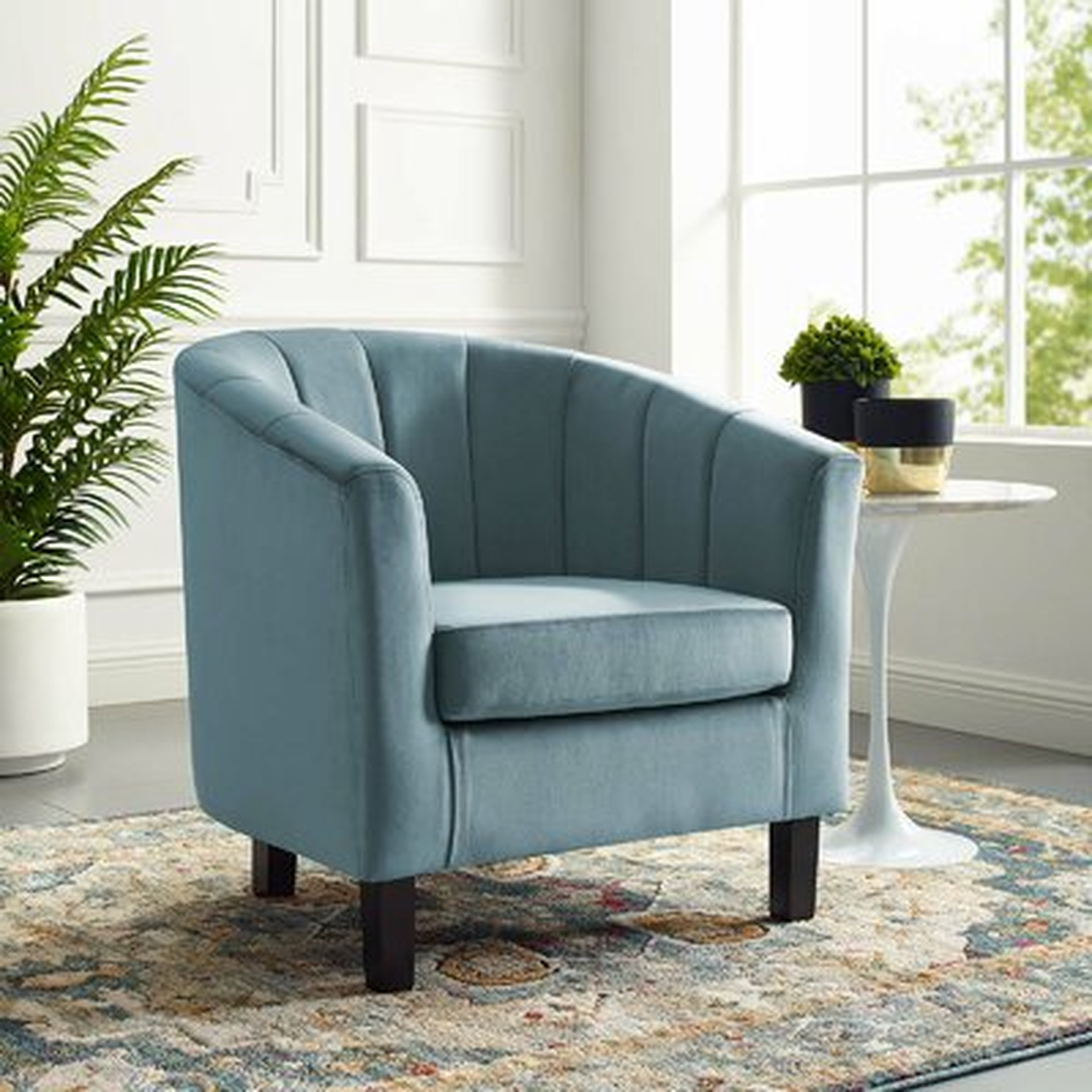 Ziaa 28" Wide Velvet Armchair - Wayfair