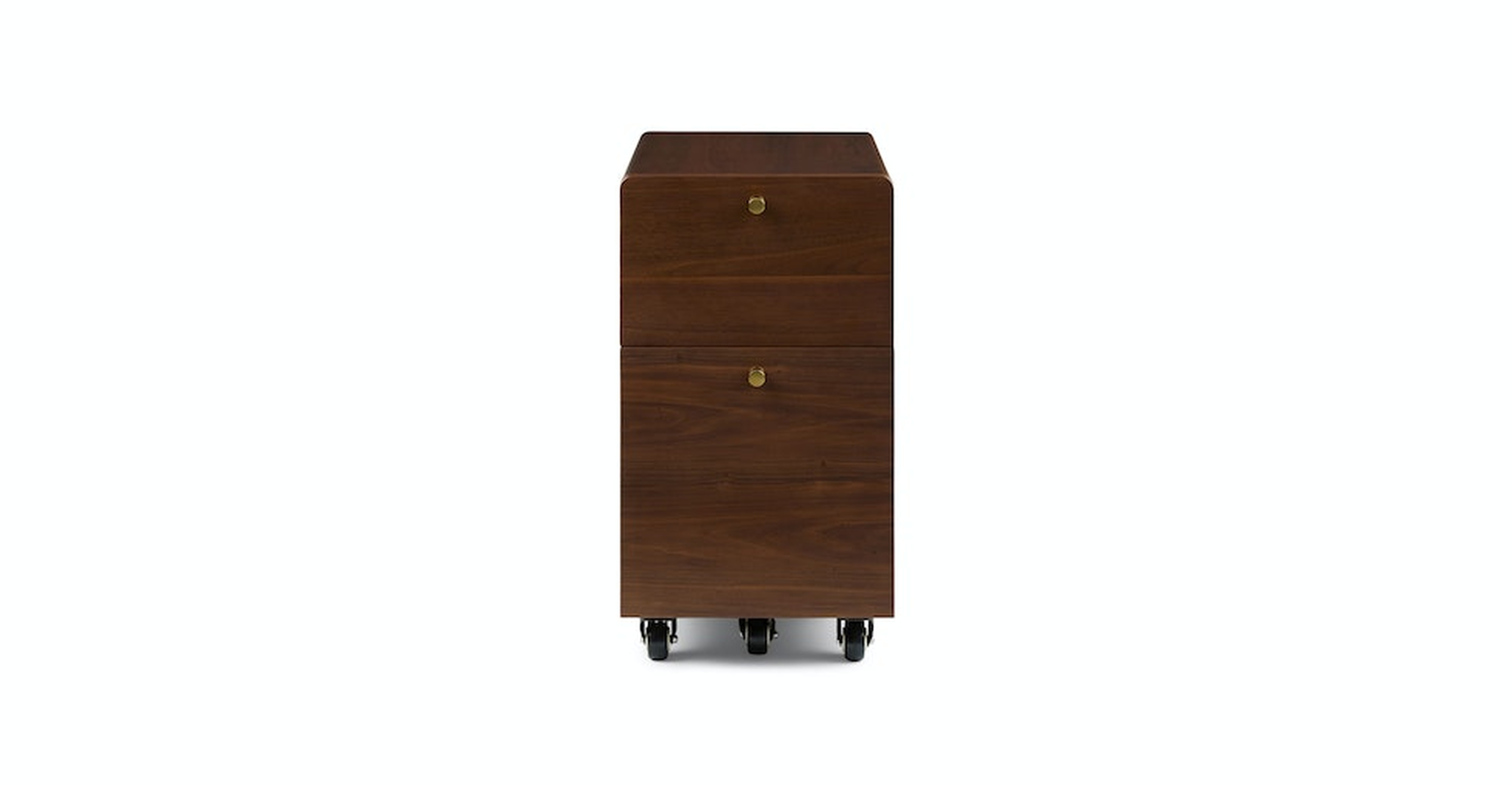 Krossa 12" File Cabinet - Walnut - Article