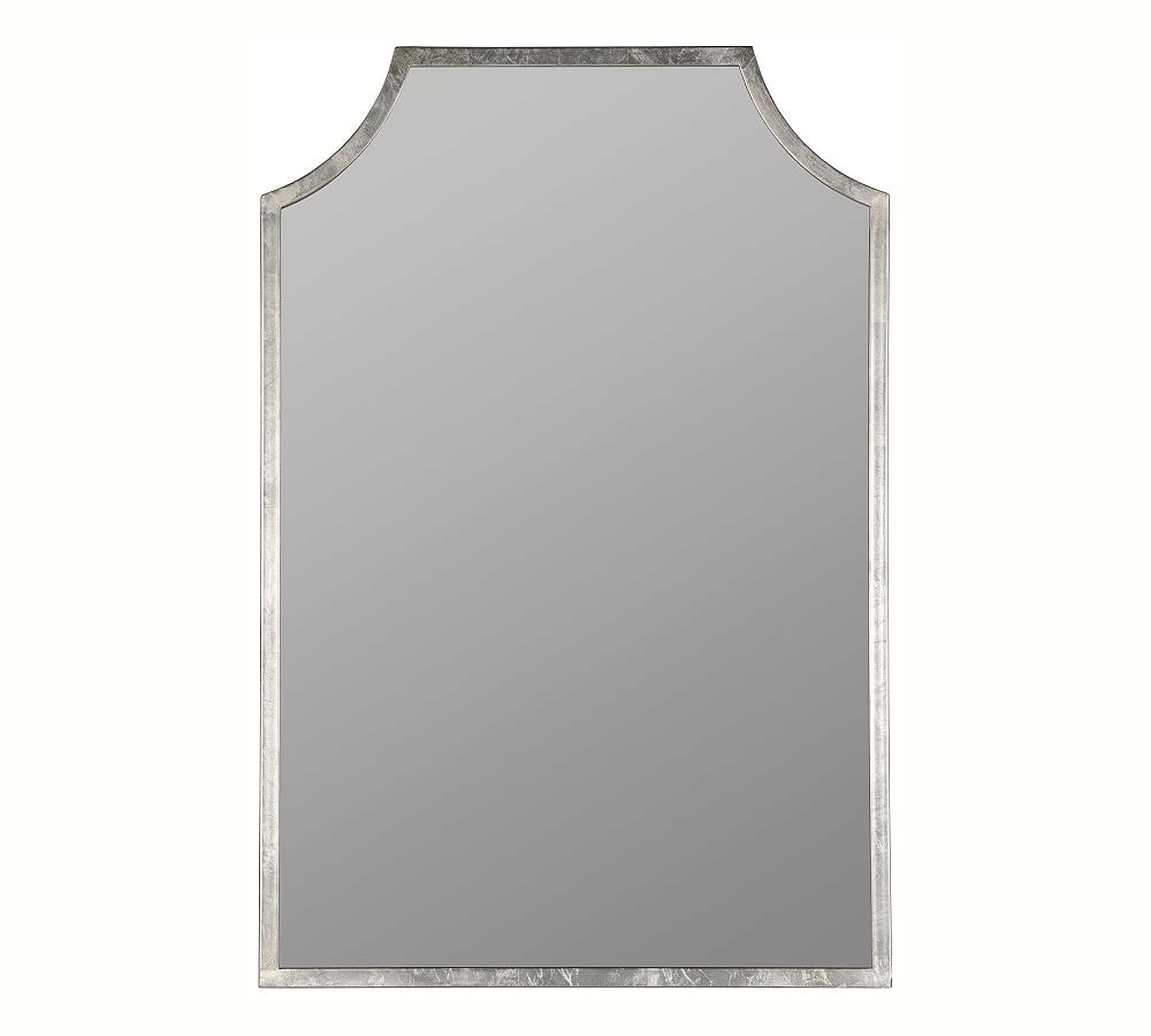 Juniper Metal Wall Mirror, Silver, 24"x36" - Pottery Barn