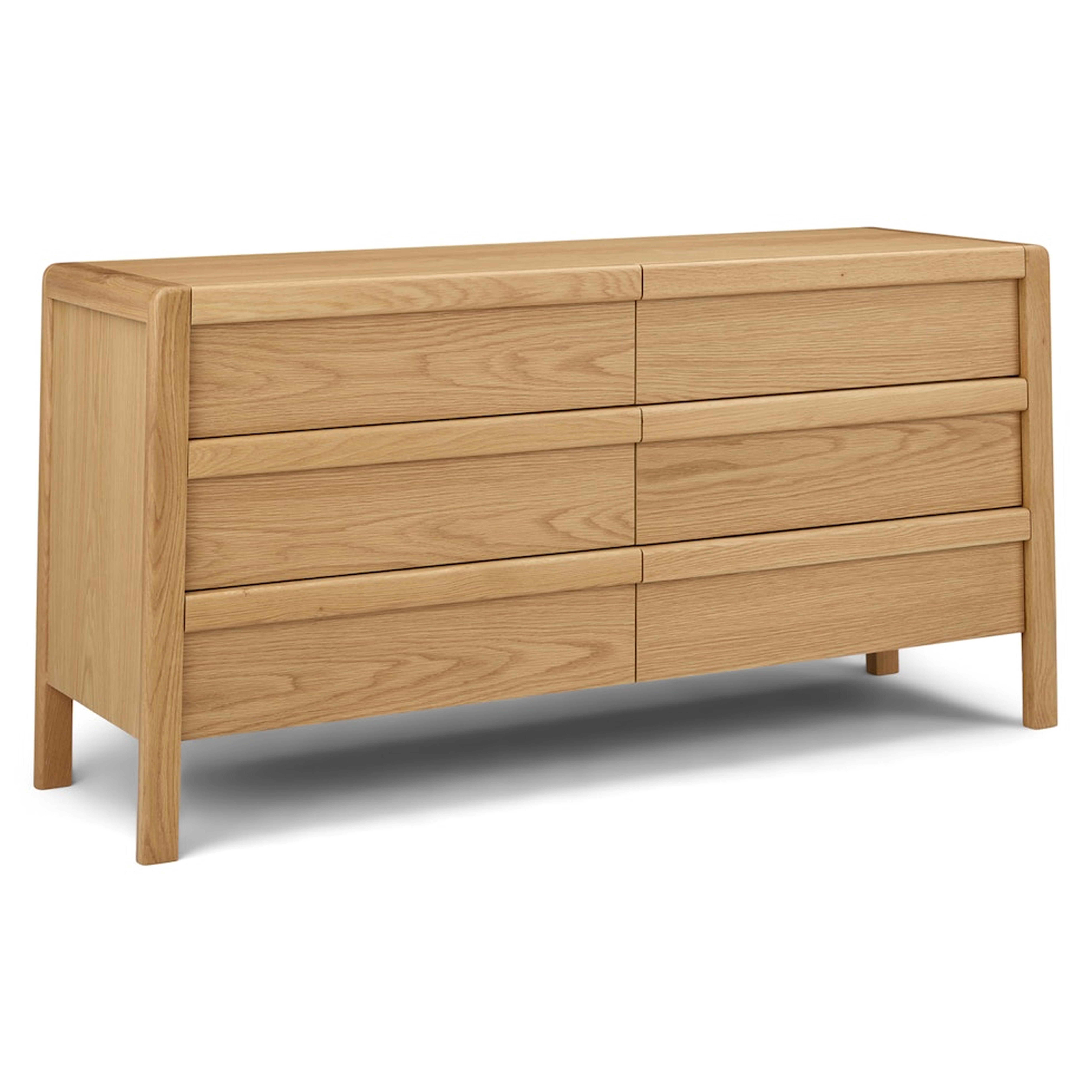 Dalsa 6-Drawer Double Dresser - Natural Oak - Article