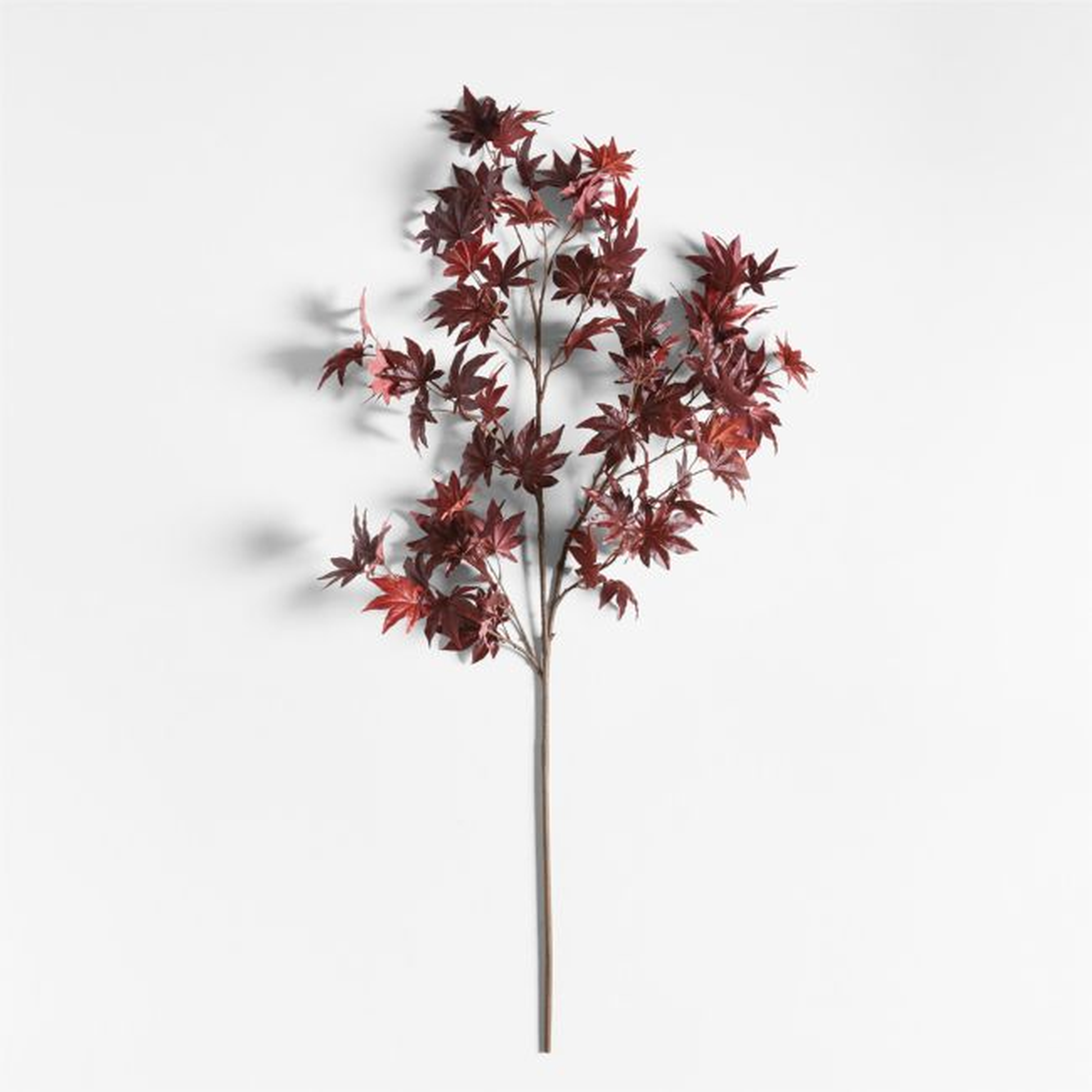 Faux Red Japanese Maple Stem 60" - Crate and Barrel