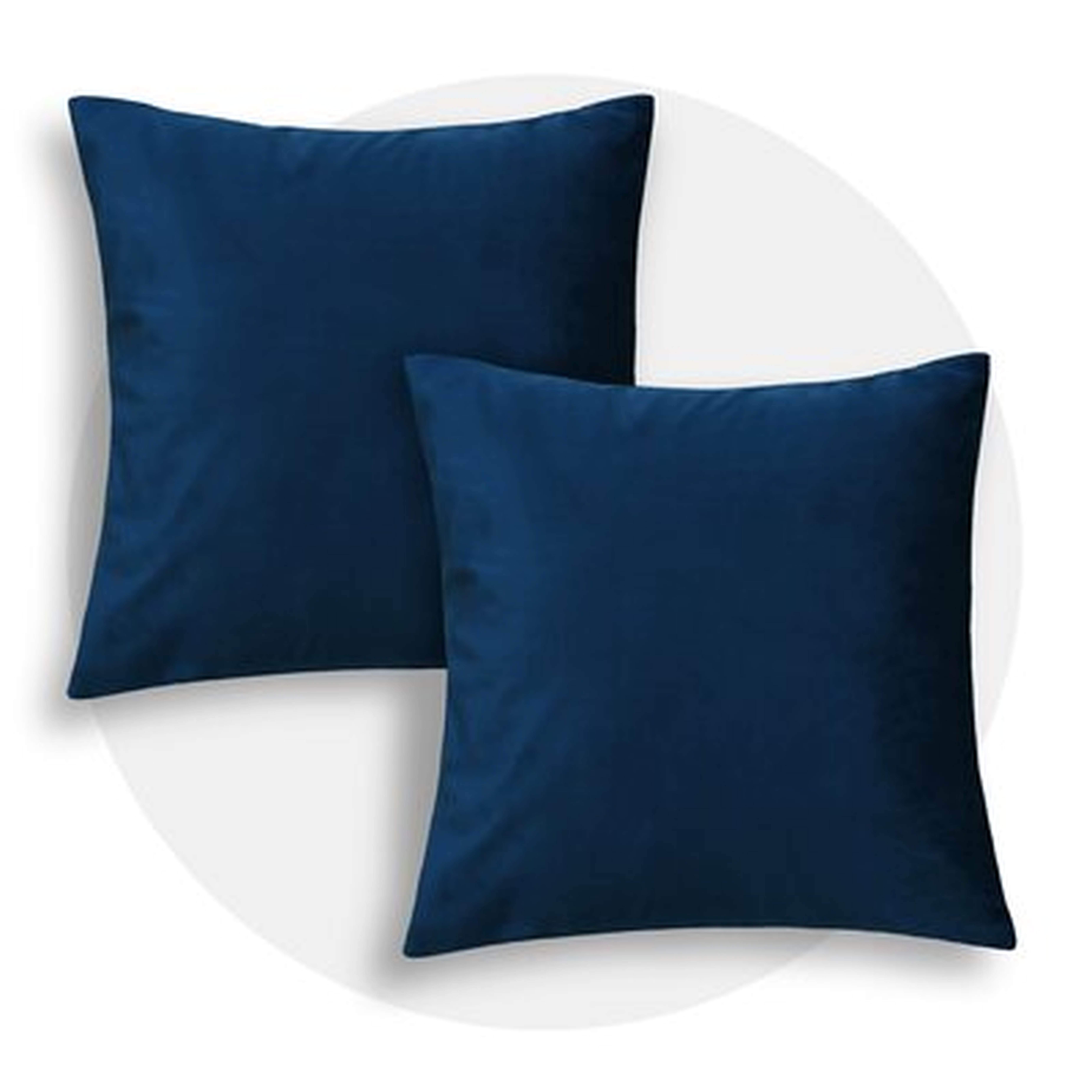 Nicoletti Square Velvet Pillow Cover (set of 2) - Wayfair