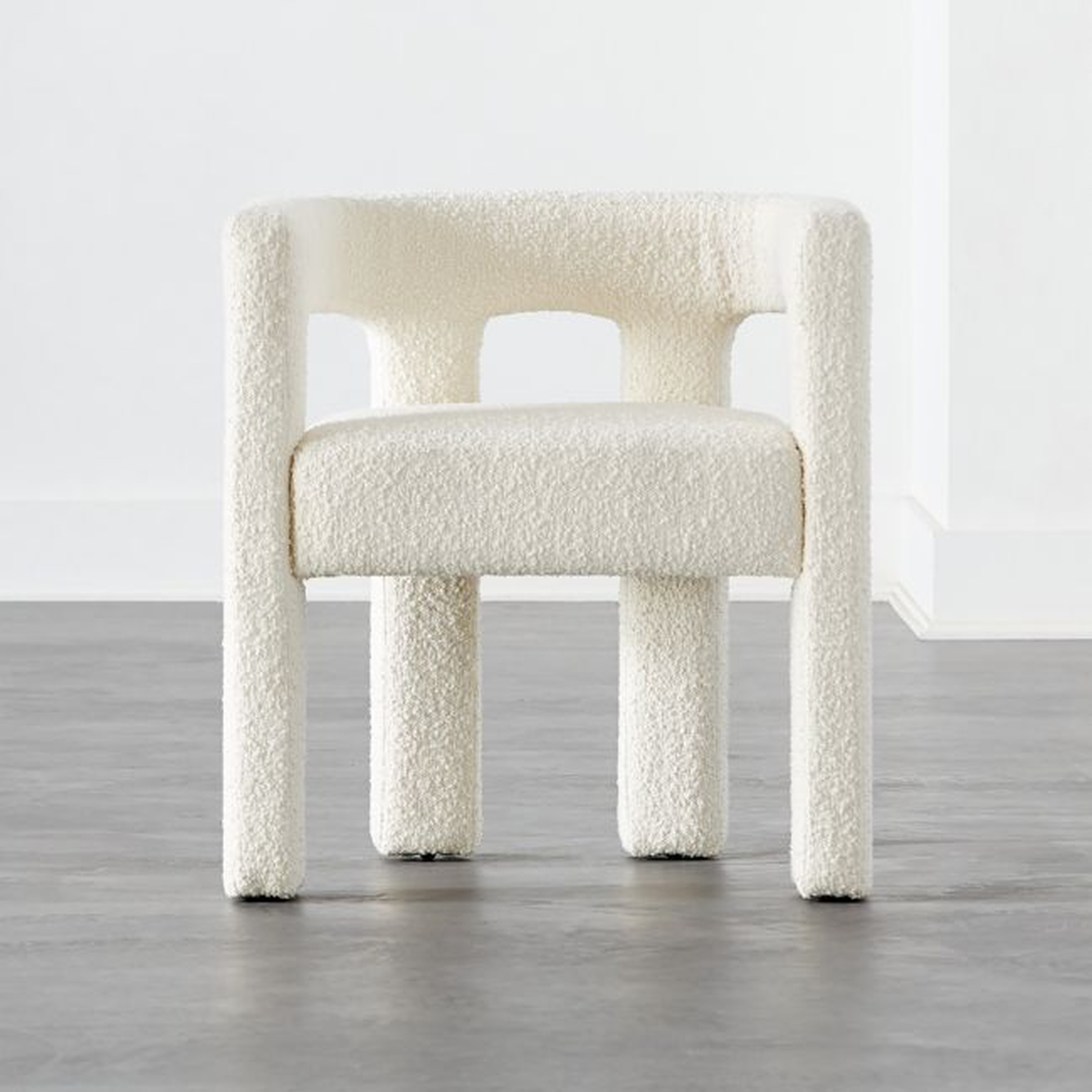 Stature Ivory Dining Armchair - CB2