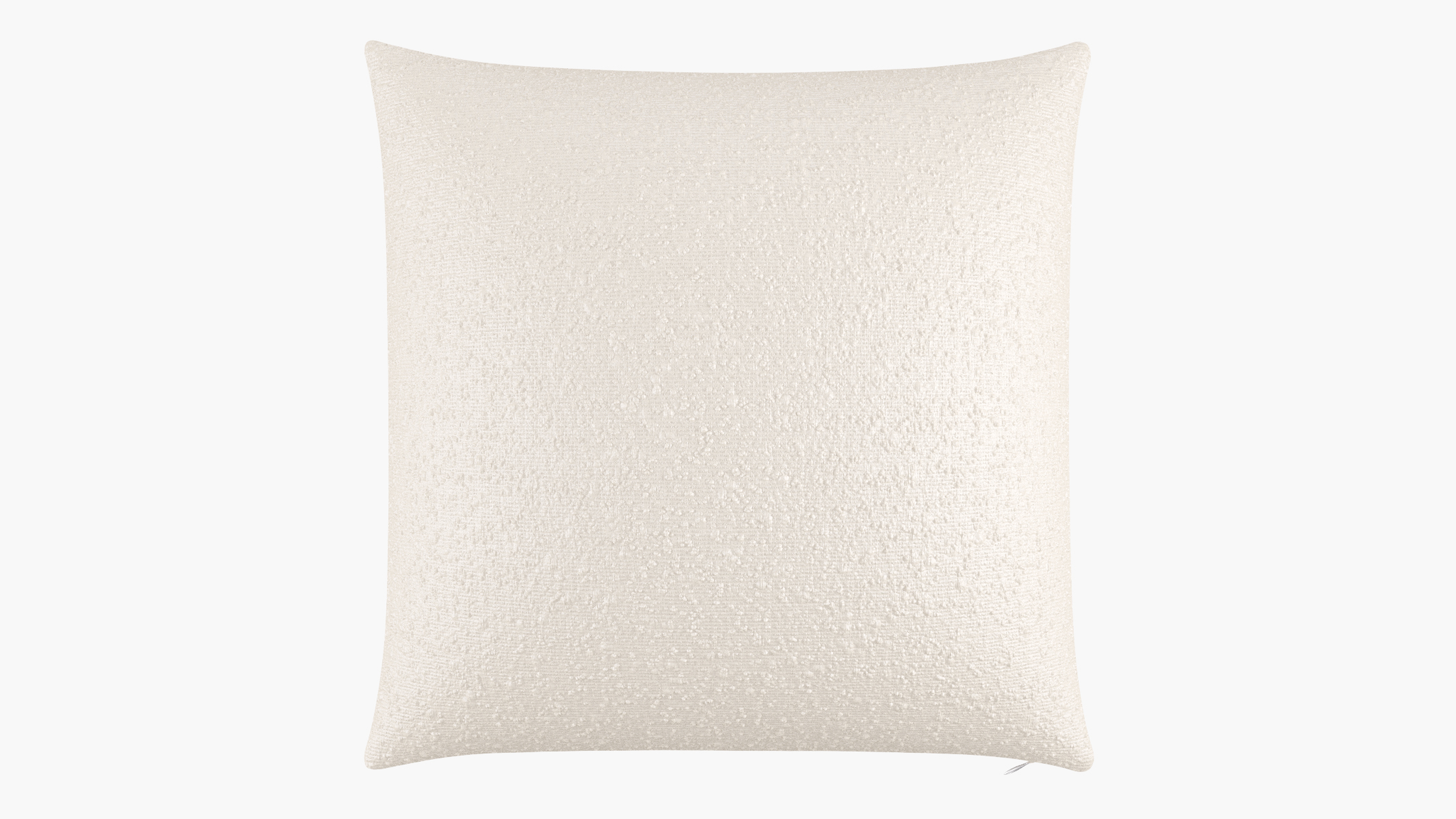 Throw Pillow 26", Snow Boucle, 26" x 26" - The Inside