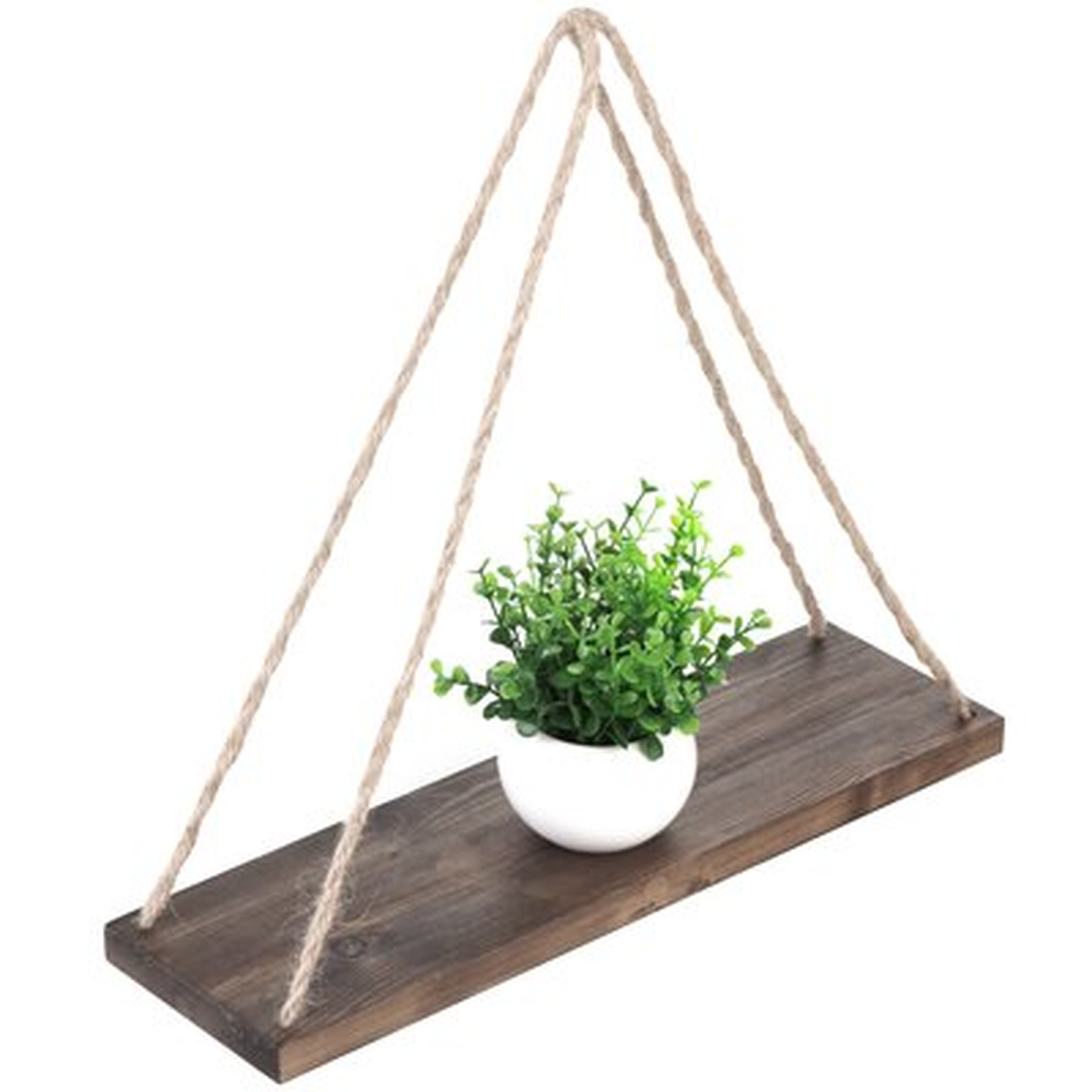 Cordovano 2 Piece Triangle Solid Wood Floating Shelf - Wayfair