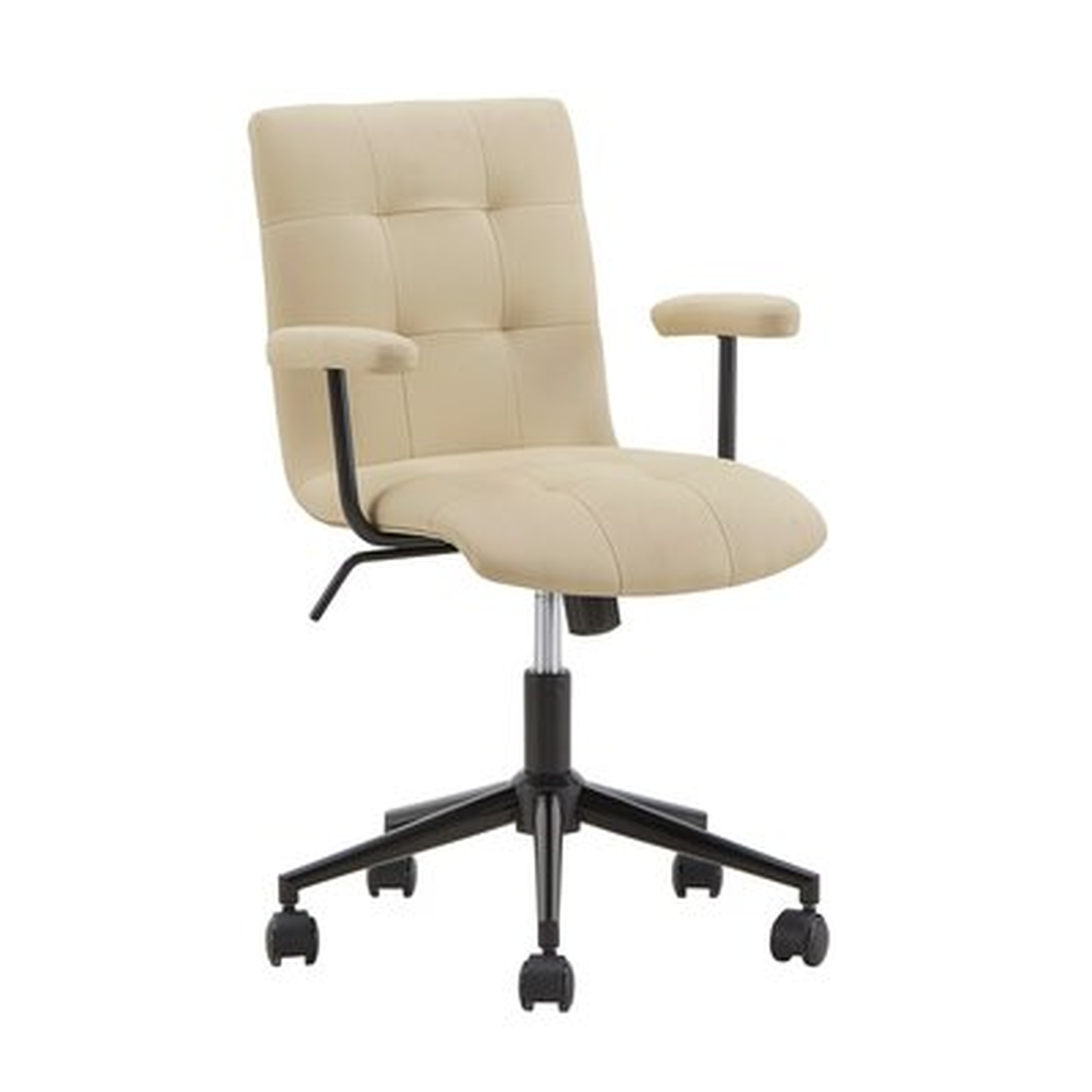 Gallagher Faux Leather Tufted Office Chair - Wayfair