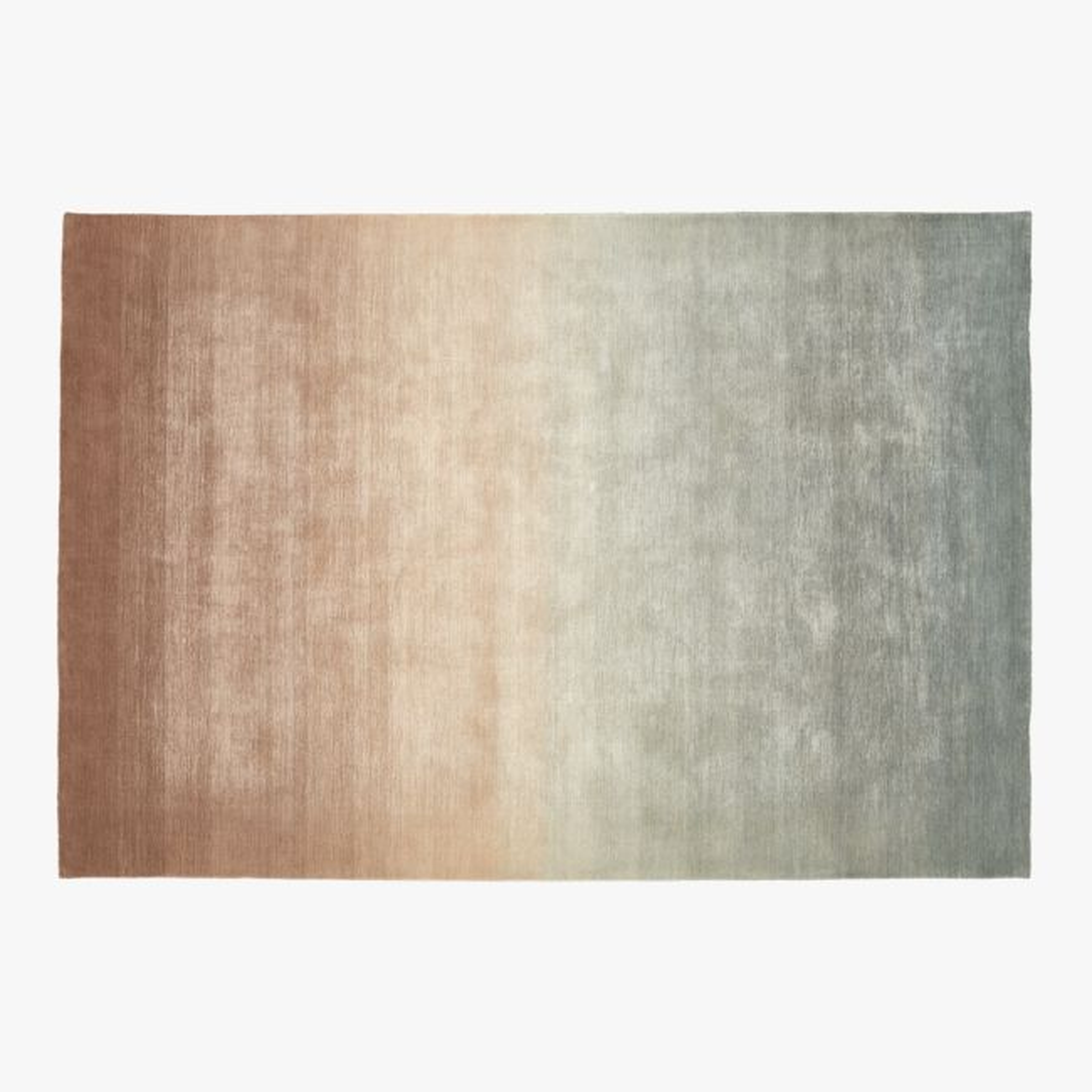 Bicoastal Handwoven Taupe Wool Area Rug 6'x9' - CB2