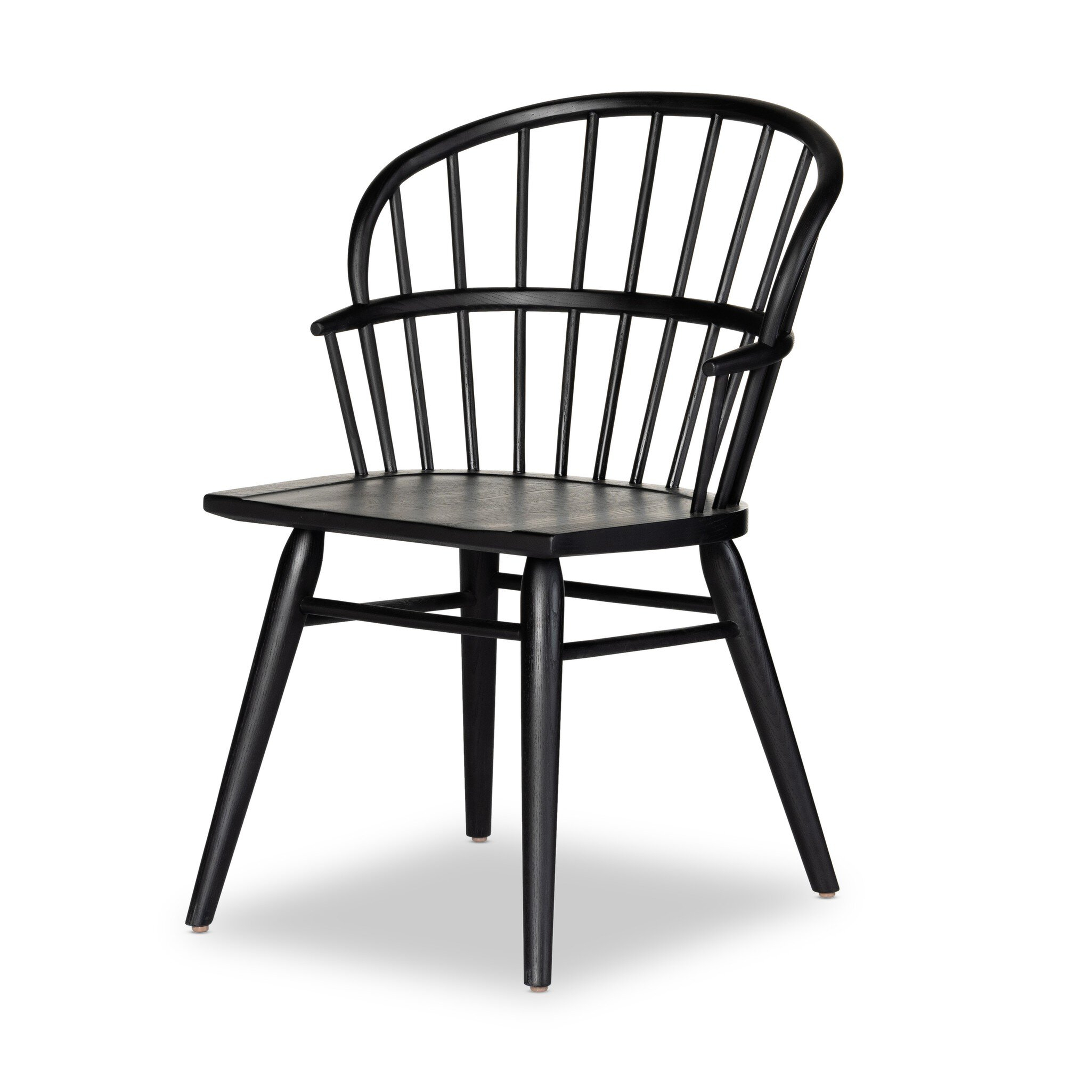 Connor Dining Chair - Black Ash - Four Hands