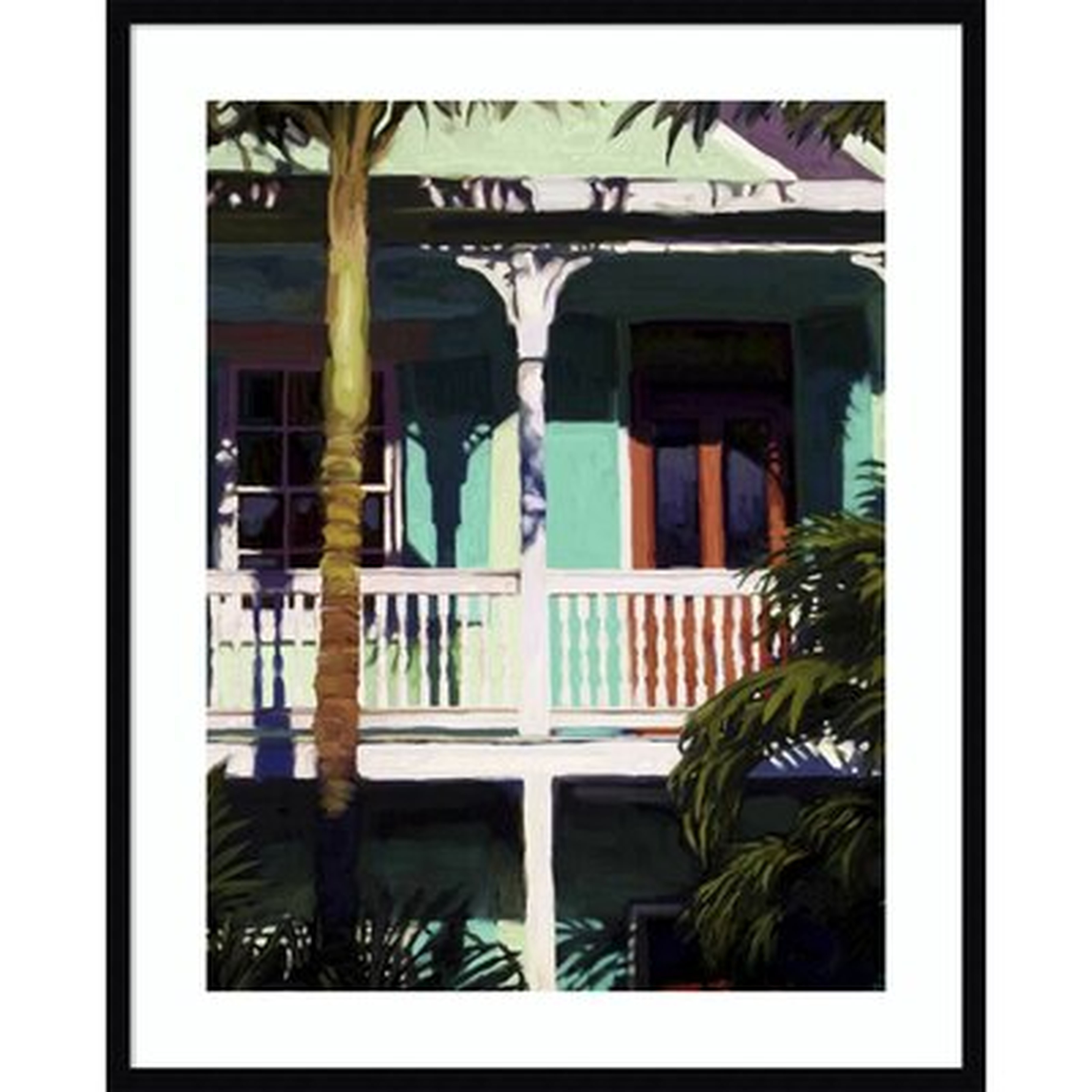 Conch Republic I by Rick Novak - Picture Frame Painting Print on Paper - AllModern