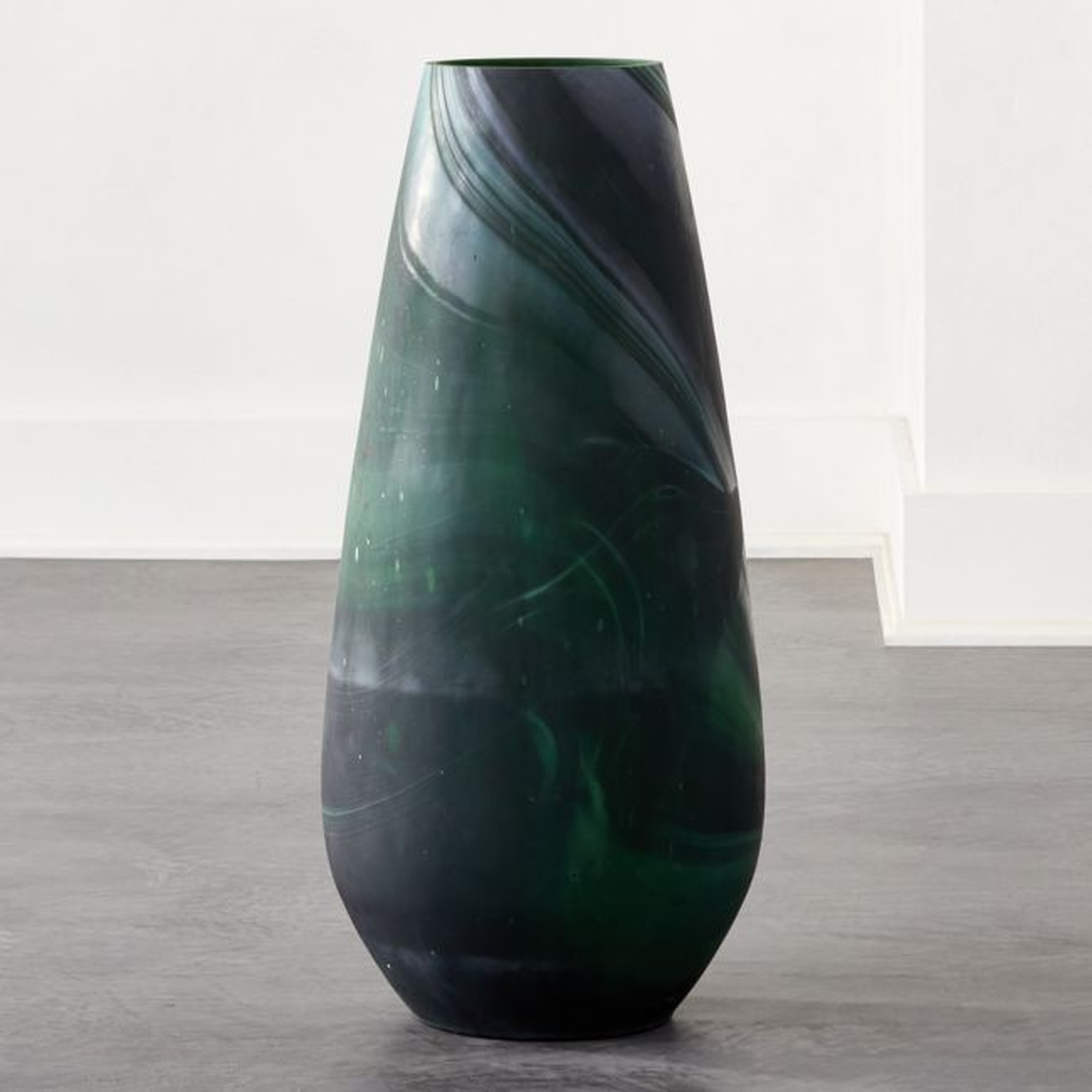 Trevino Large Green Vase - CB2