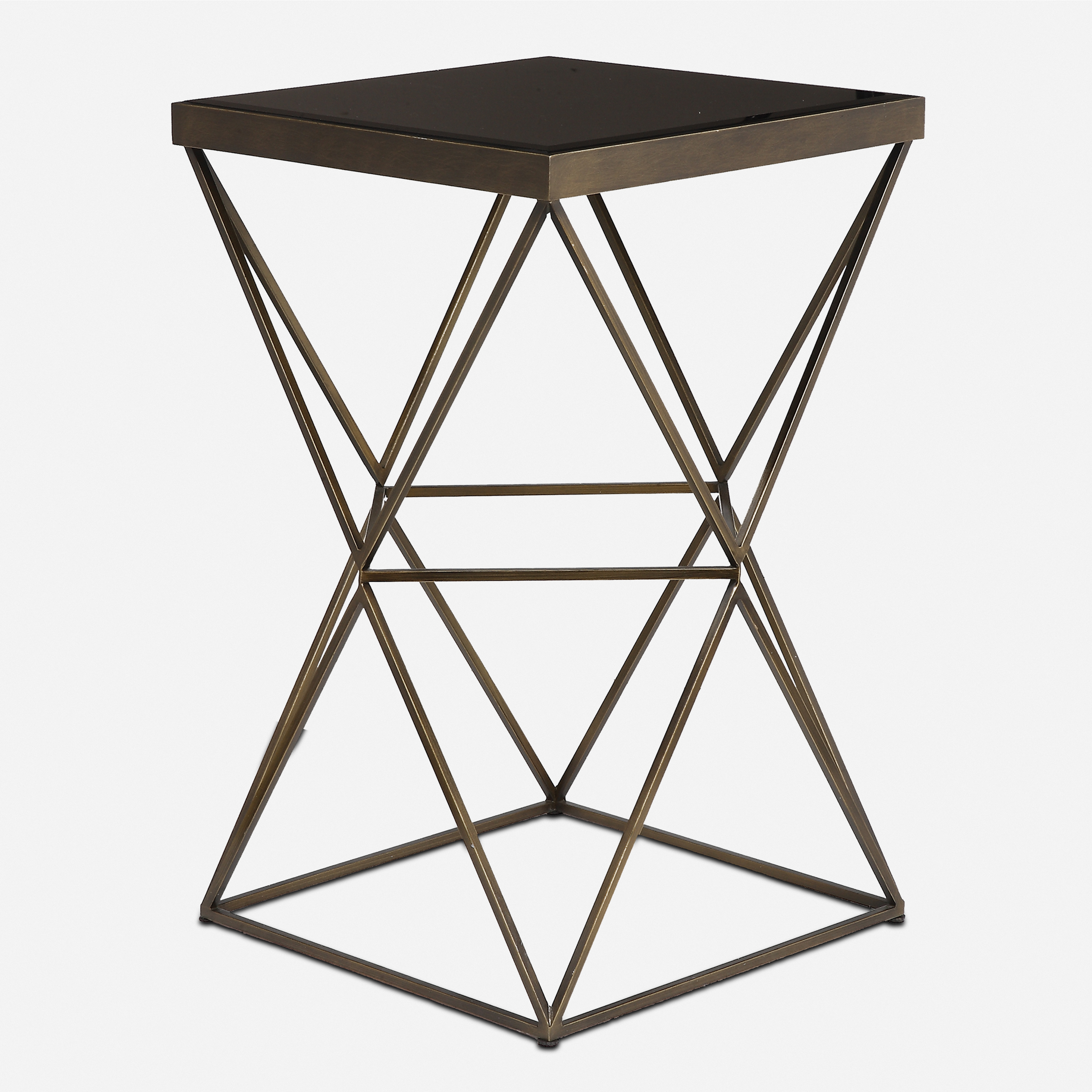 Uberto Caged Frame Accent Table - Uttermost