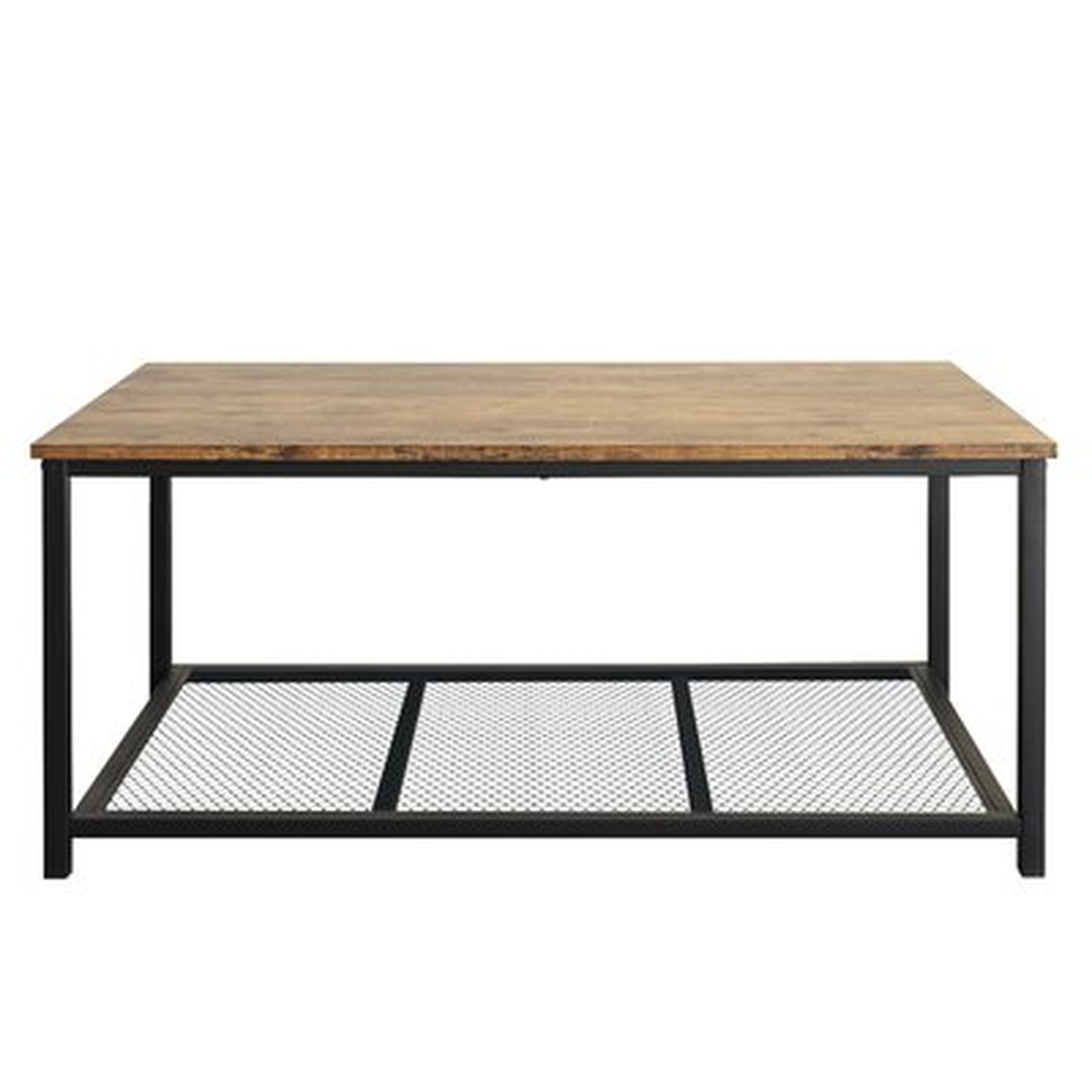 Trustmade Coffee Table With Steel Frame And Storage - Wayfair
