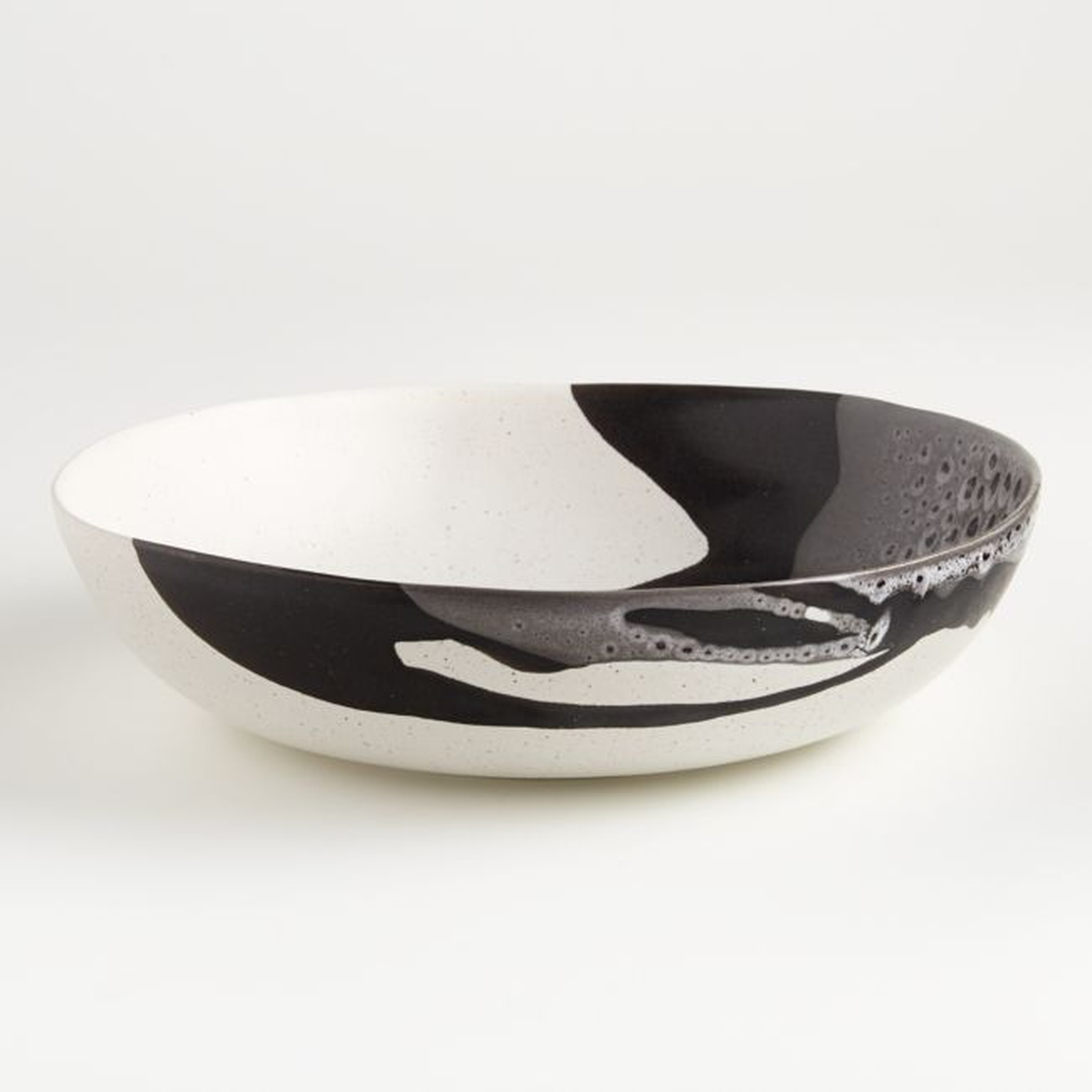 Stella Black Serving Bowl - Crate and Barrel