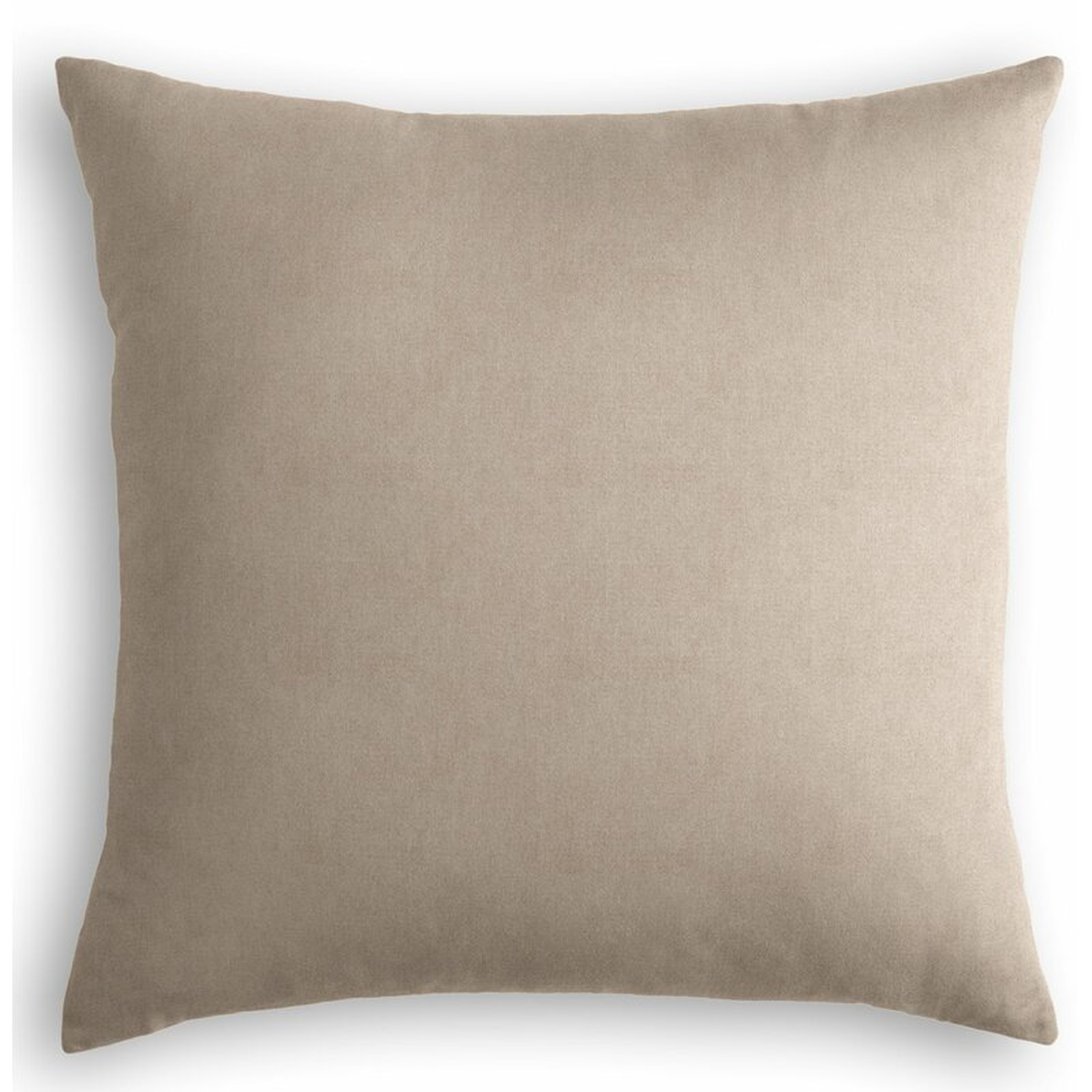 Loom Decor Velvet Throw Pillow Color: Beige, Size: 18" x 18" - Perigold