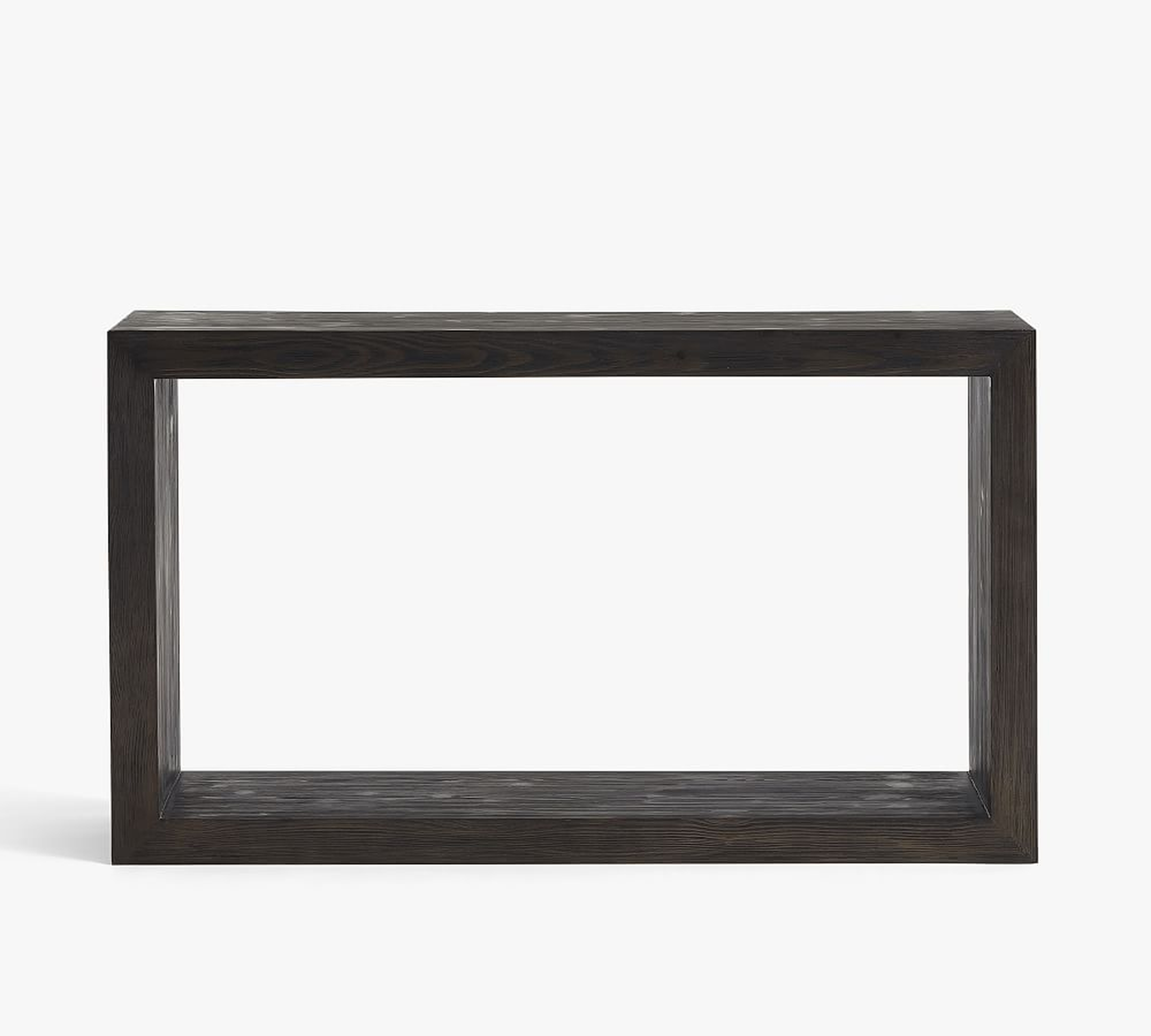 Folsom 52" Open Console Table, Charcoal - Pottery Barn