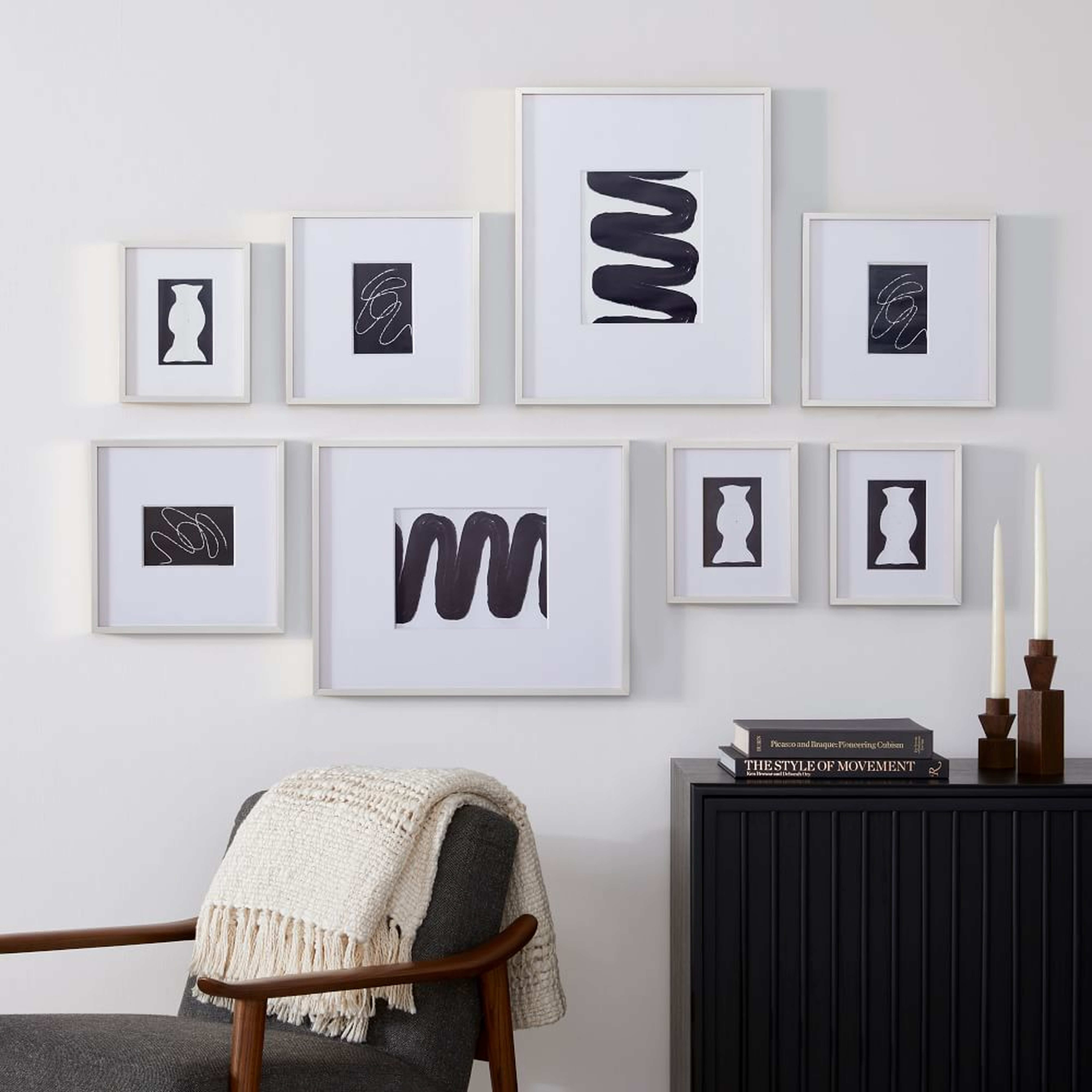 The Family Photo Wall, White - West Elm